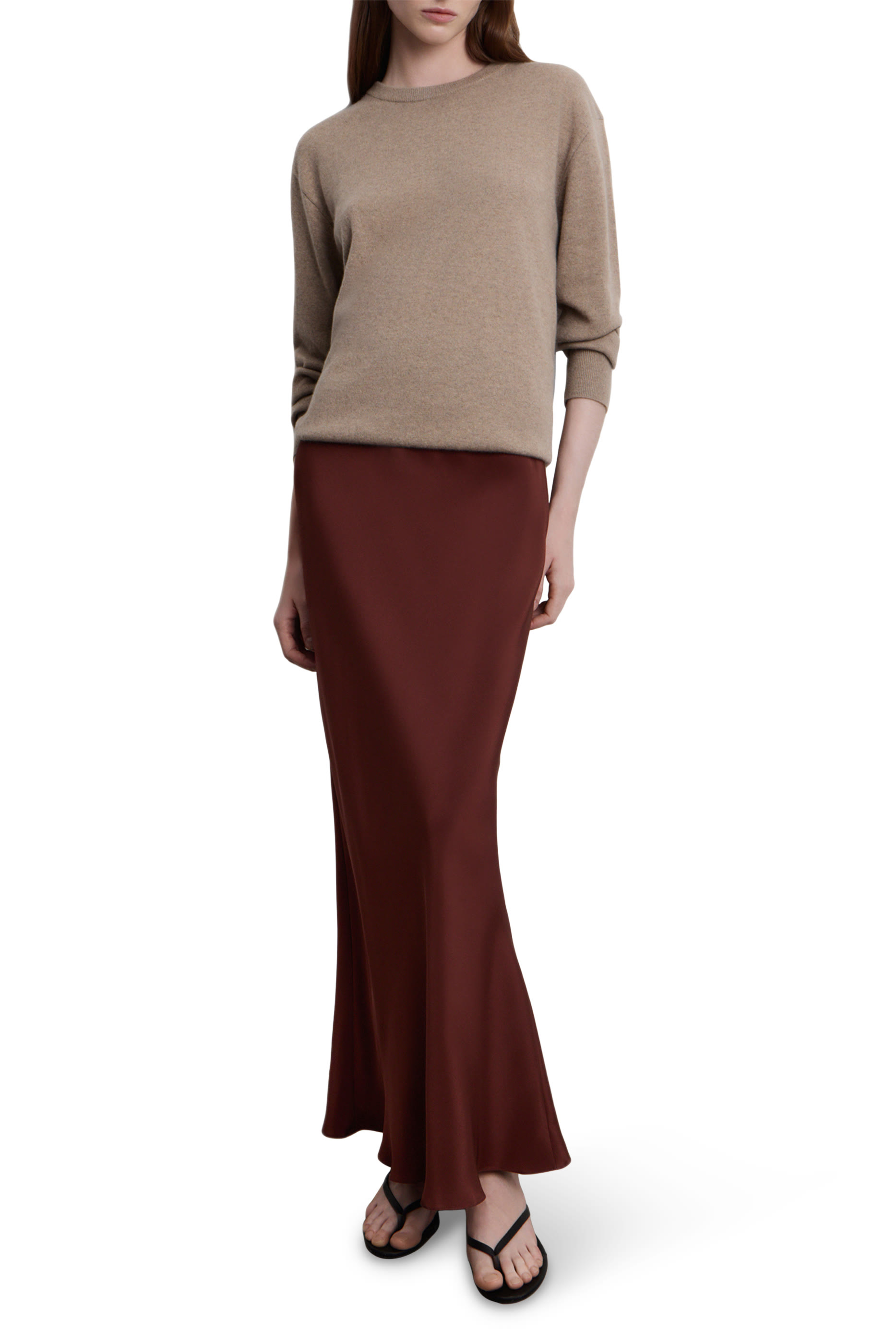 Mulberry Silk Maxi Skirt 