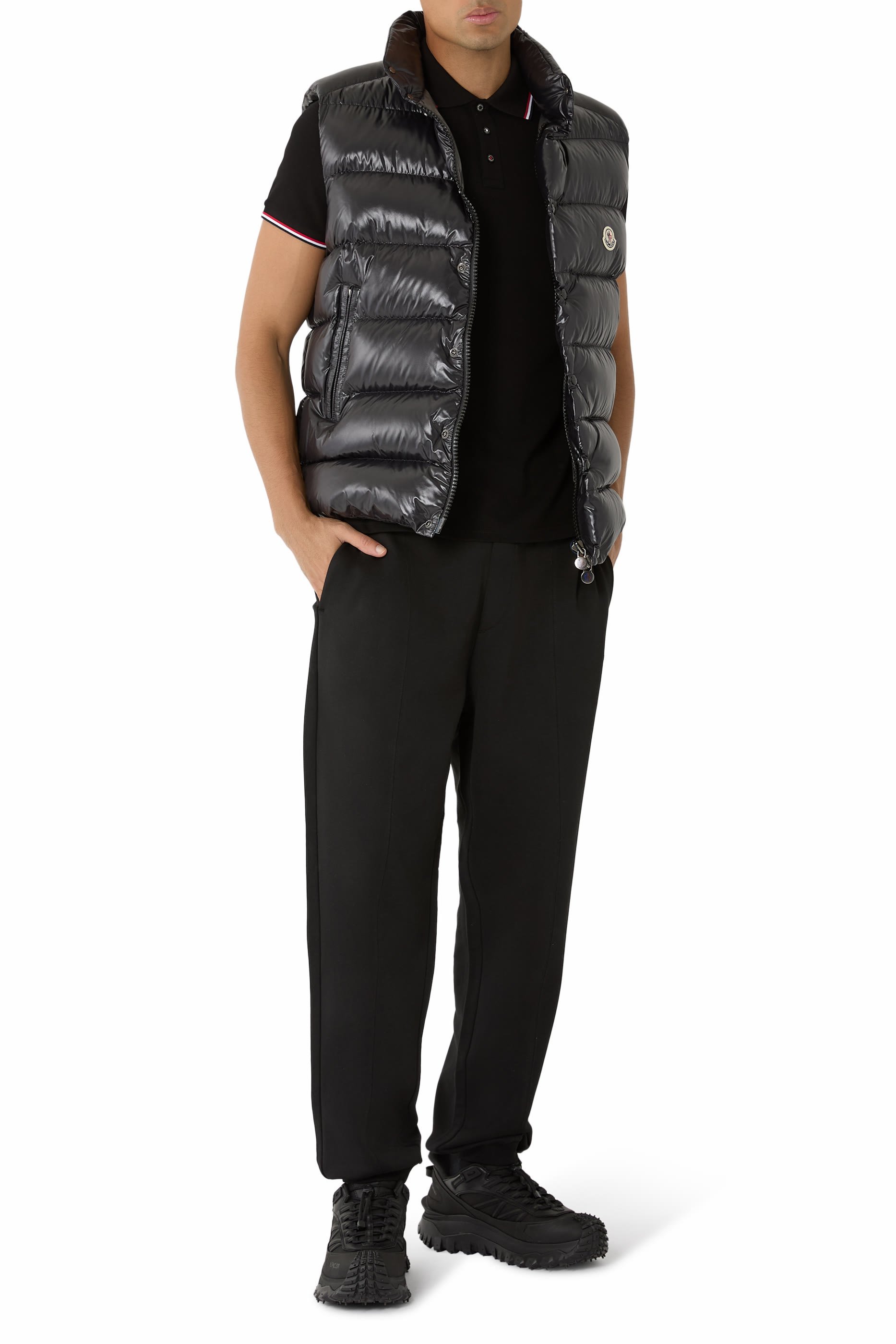 Tricolor-Trimmed Cotton Piquet Polo Shirt