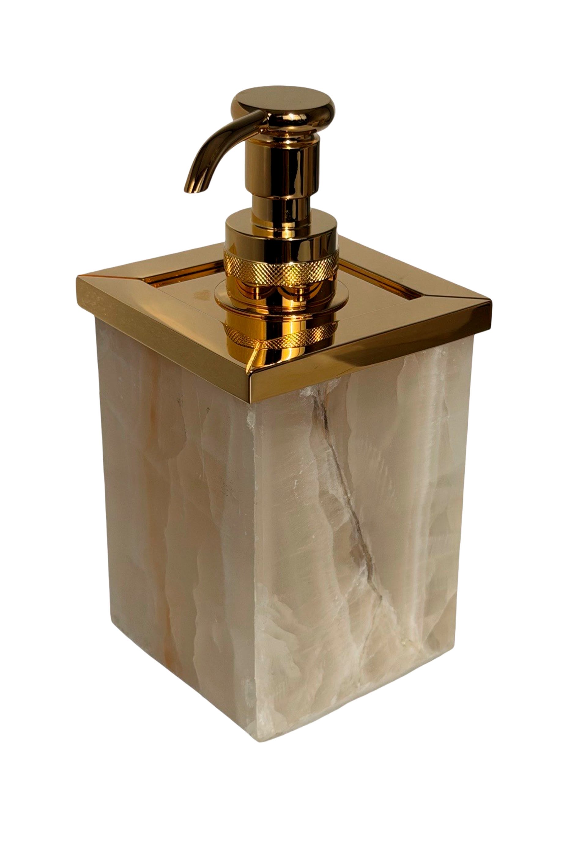 Onyx Gold Soap Dispenser
