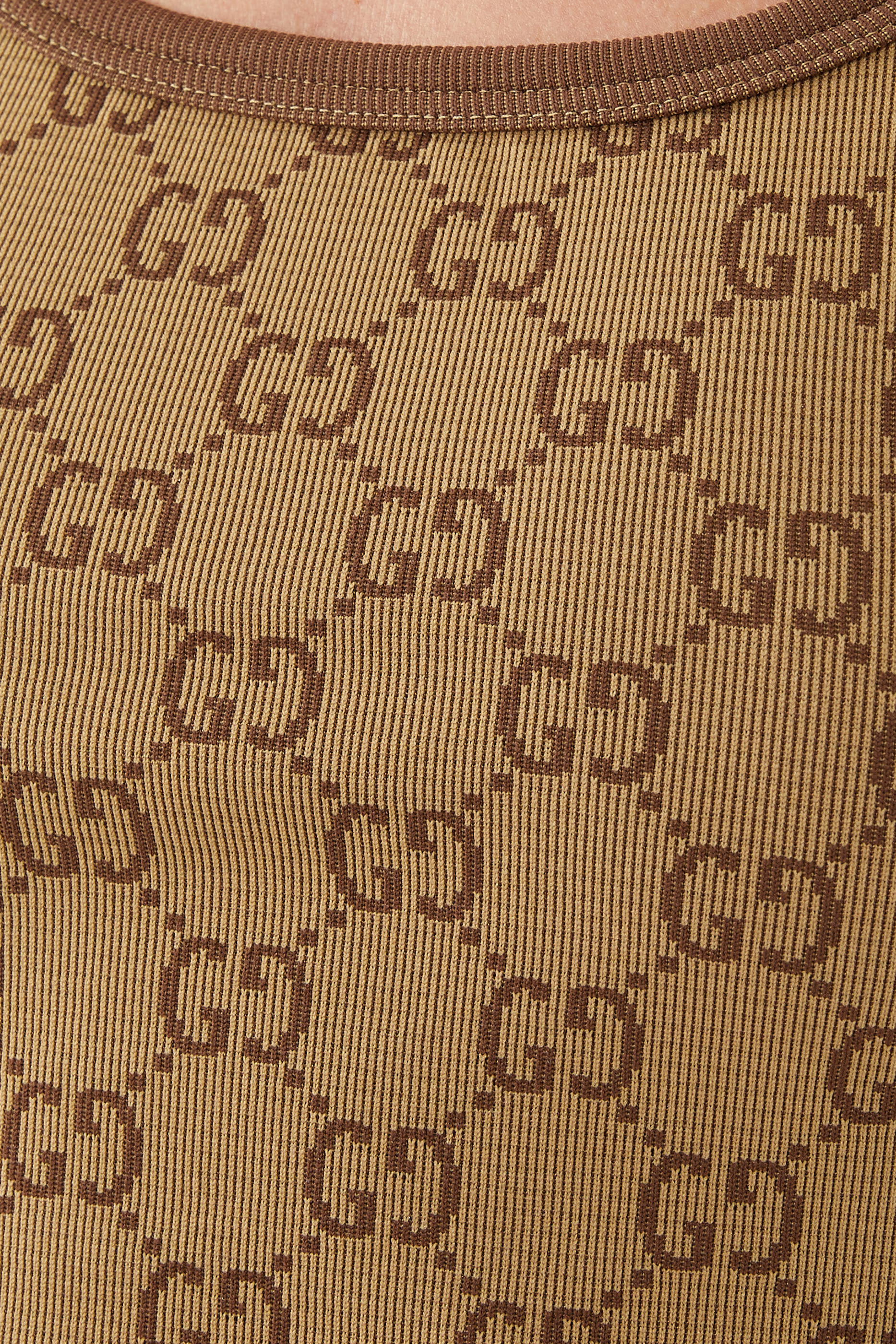 GG Jersey Jacquard Crop Top