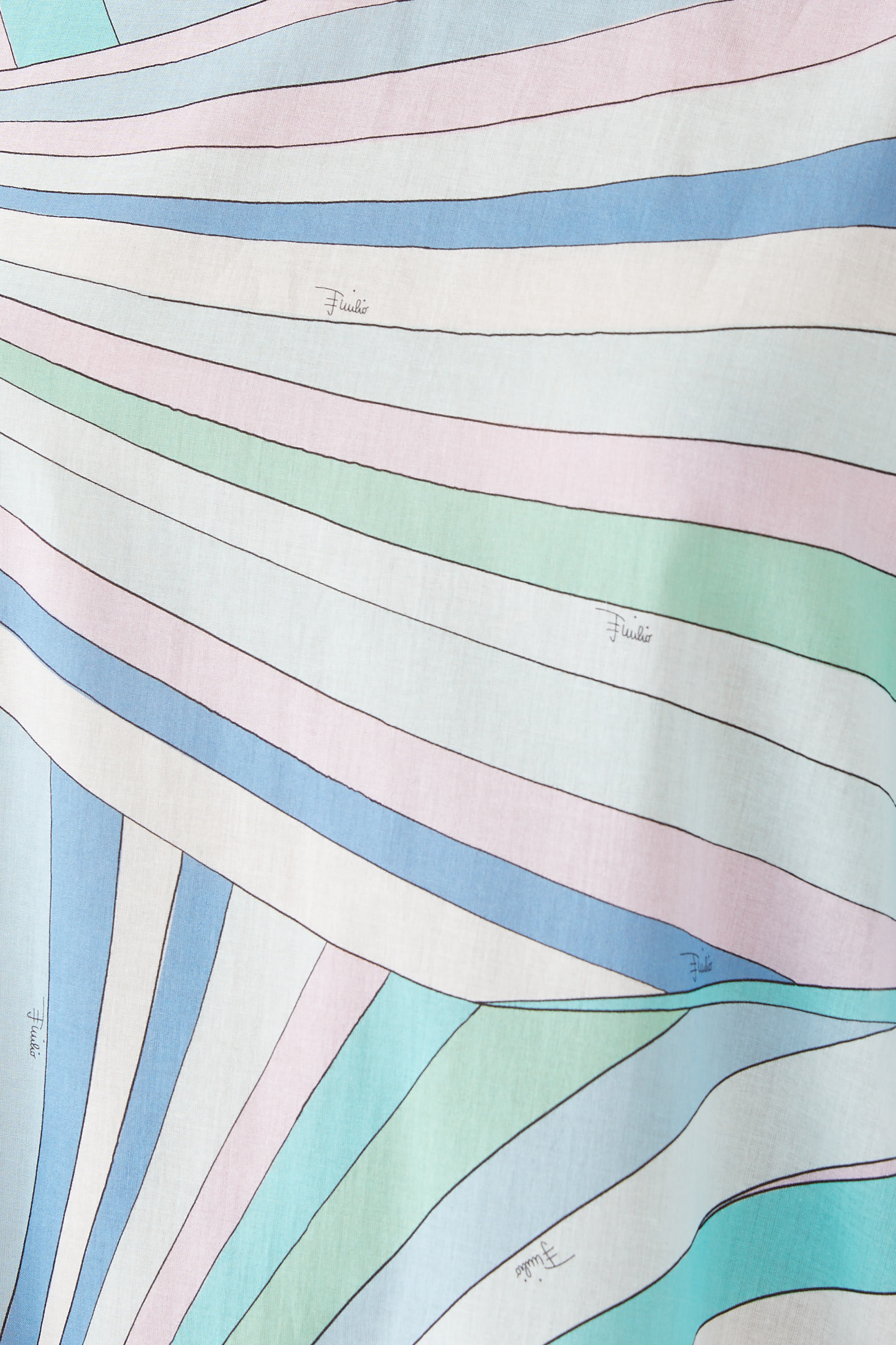 Iride-Print Cotton Kaftan