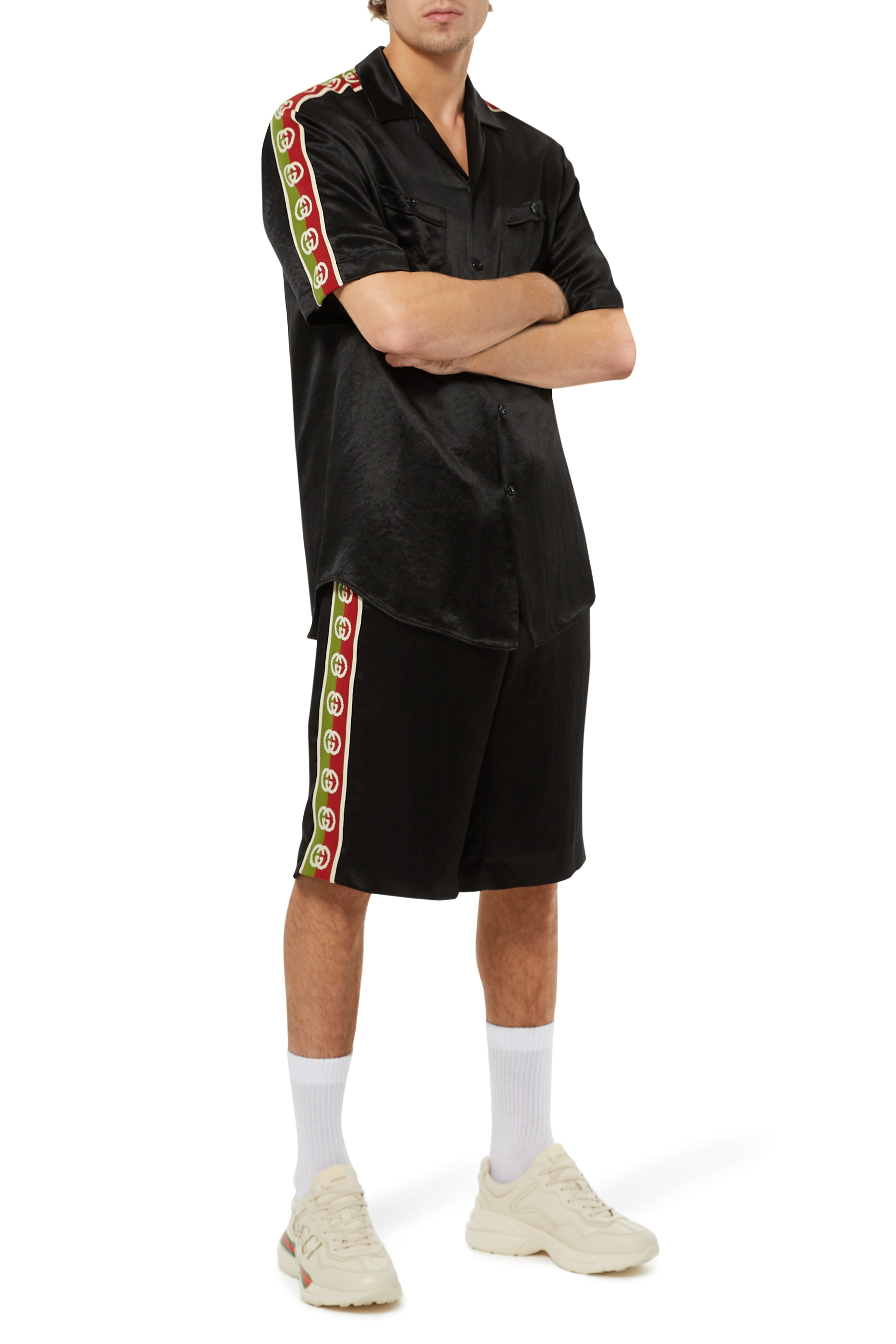 Acetate Oversize Bowling Shirt