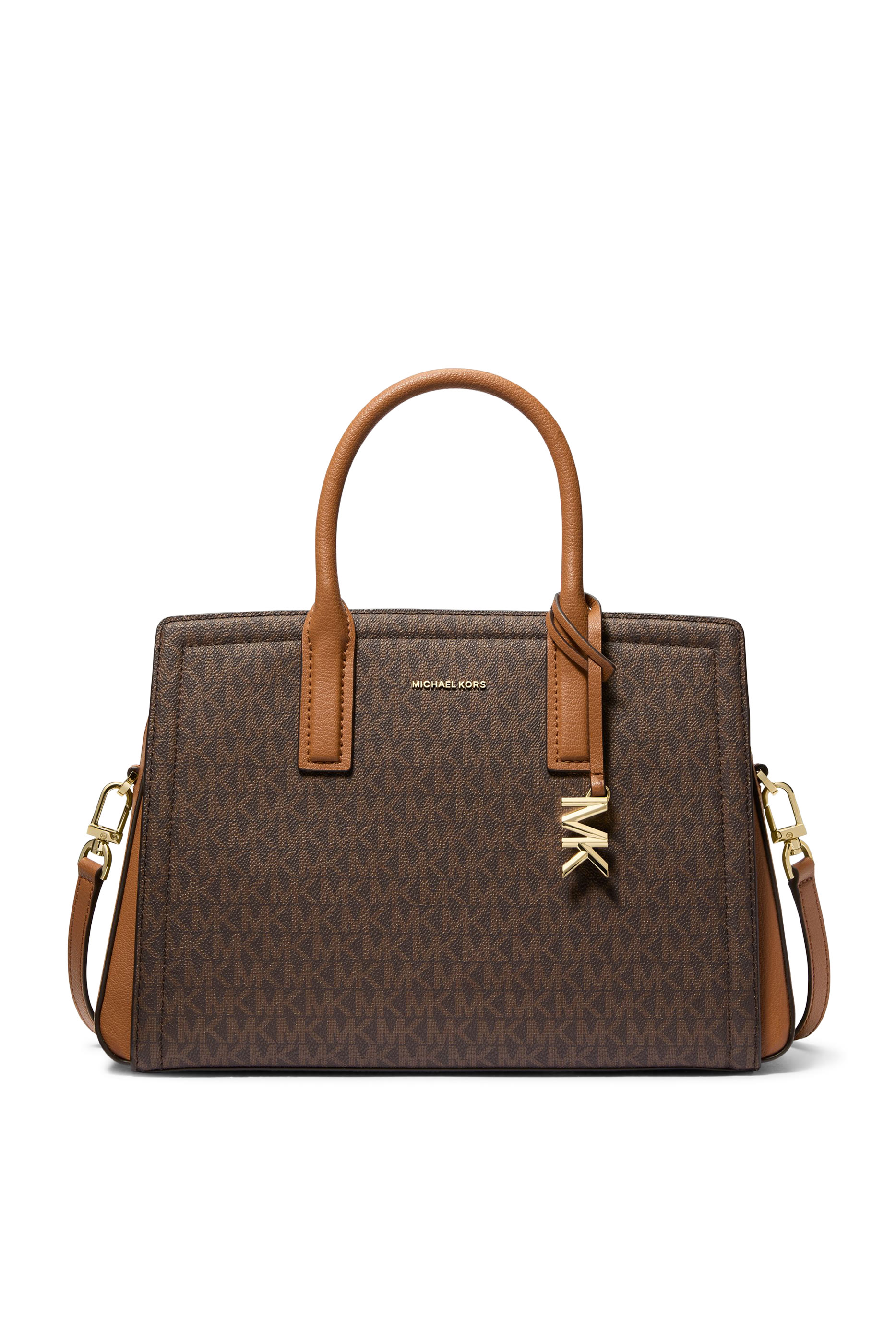 Laila Medium Signature Logo Satchel