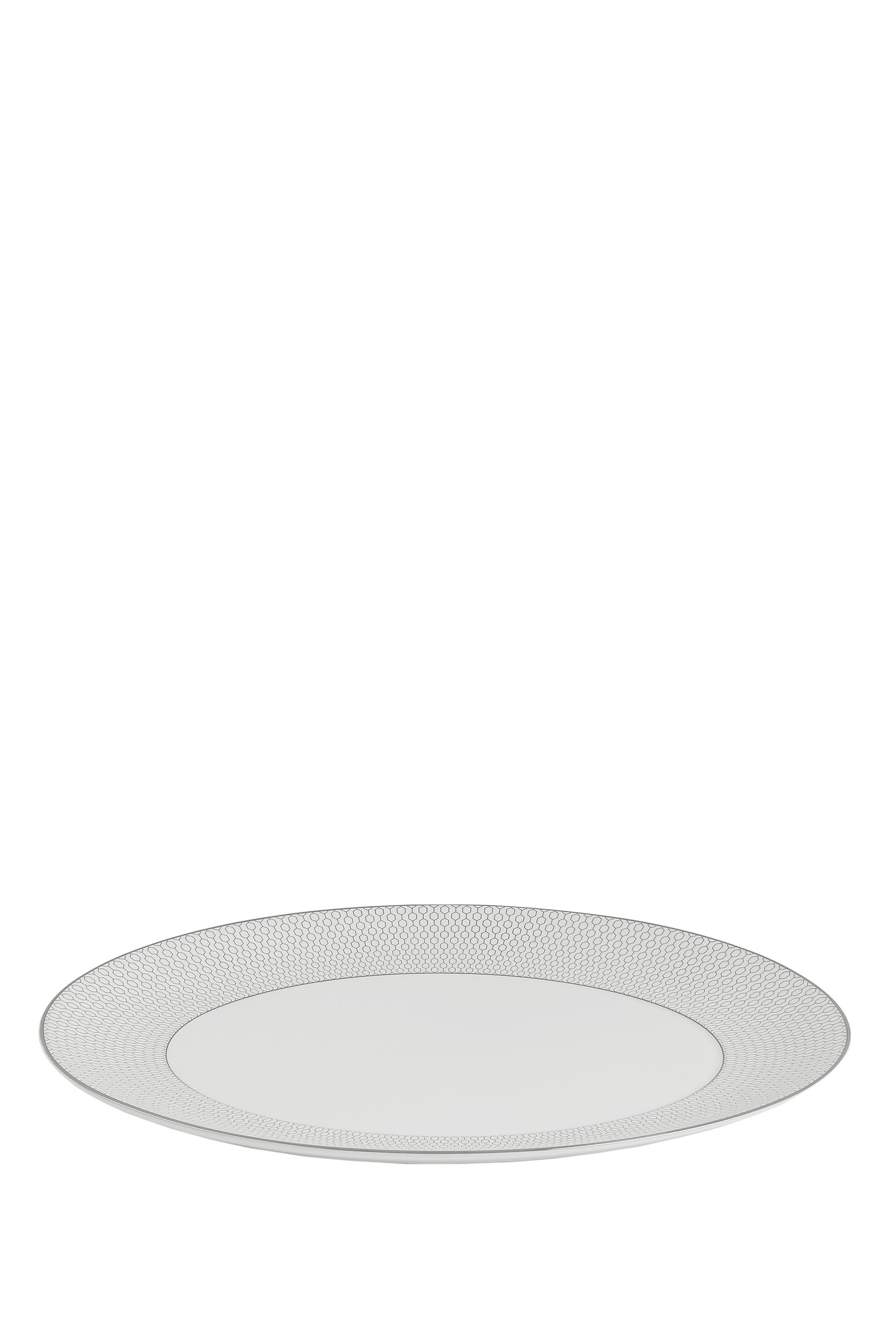 Gio Platinum Oval Platter