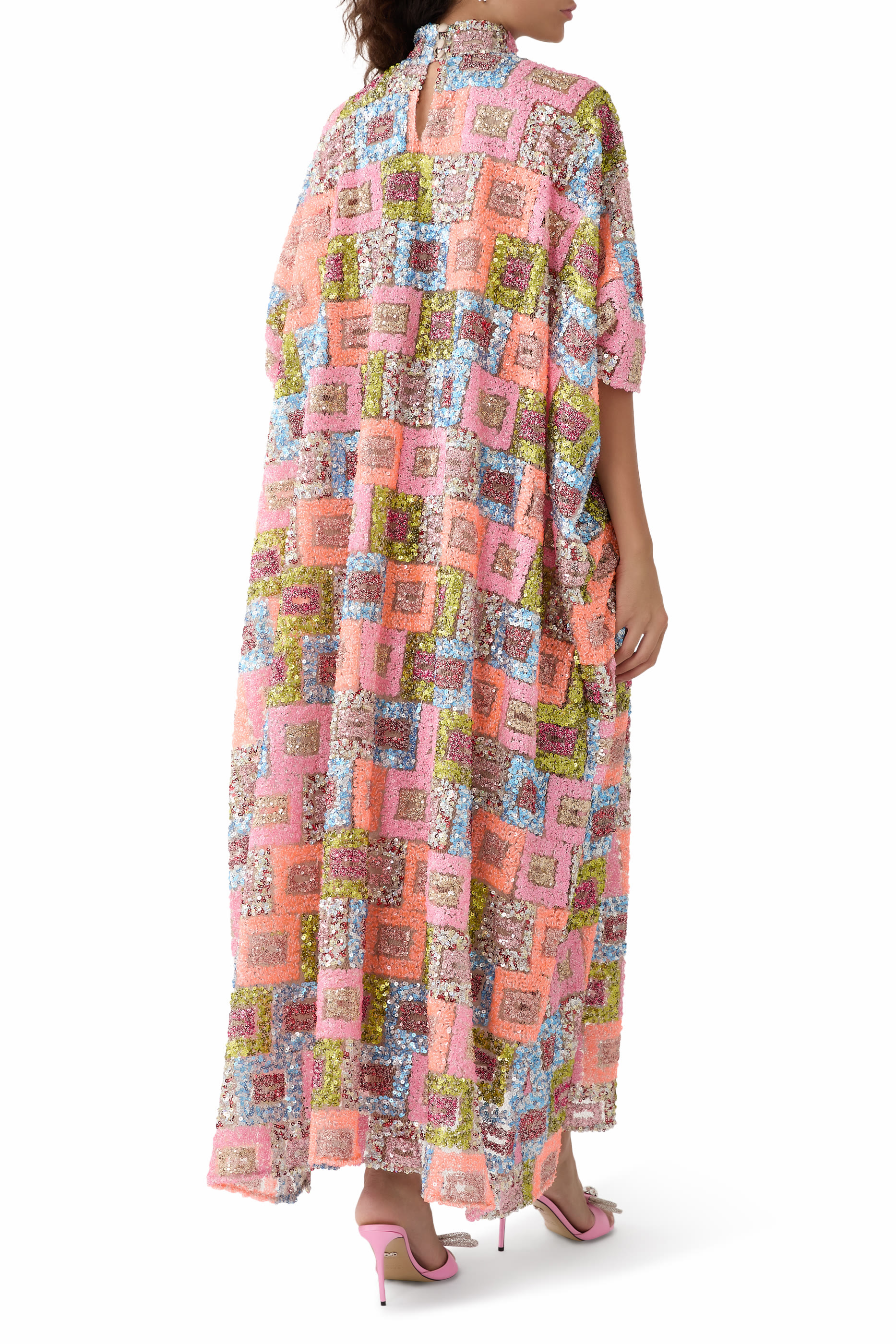 Sequins Long Bermuda Kaftan