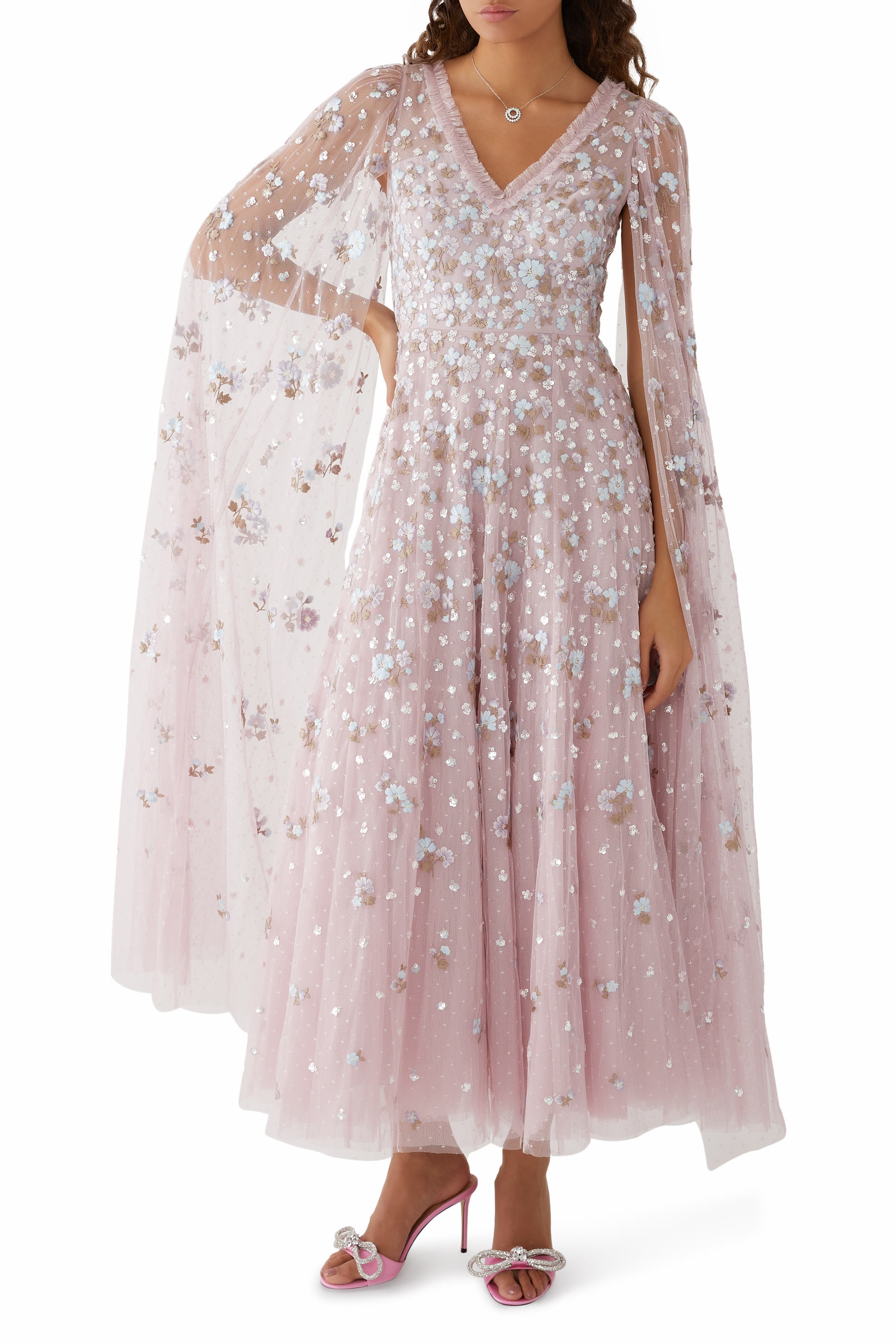 Dahlia Ditsy Ankle Gown