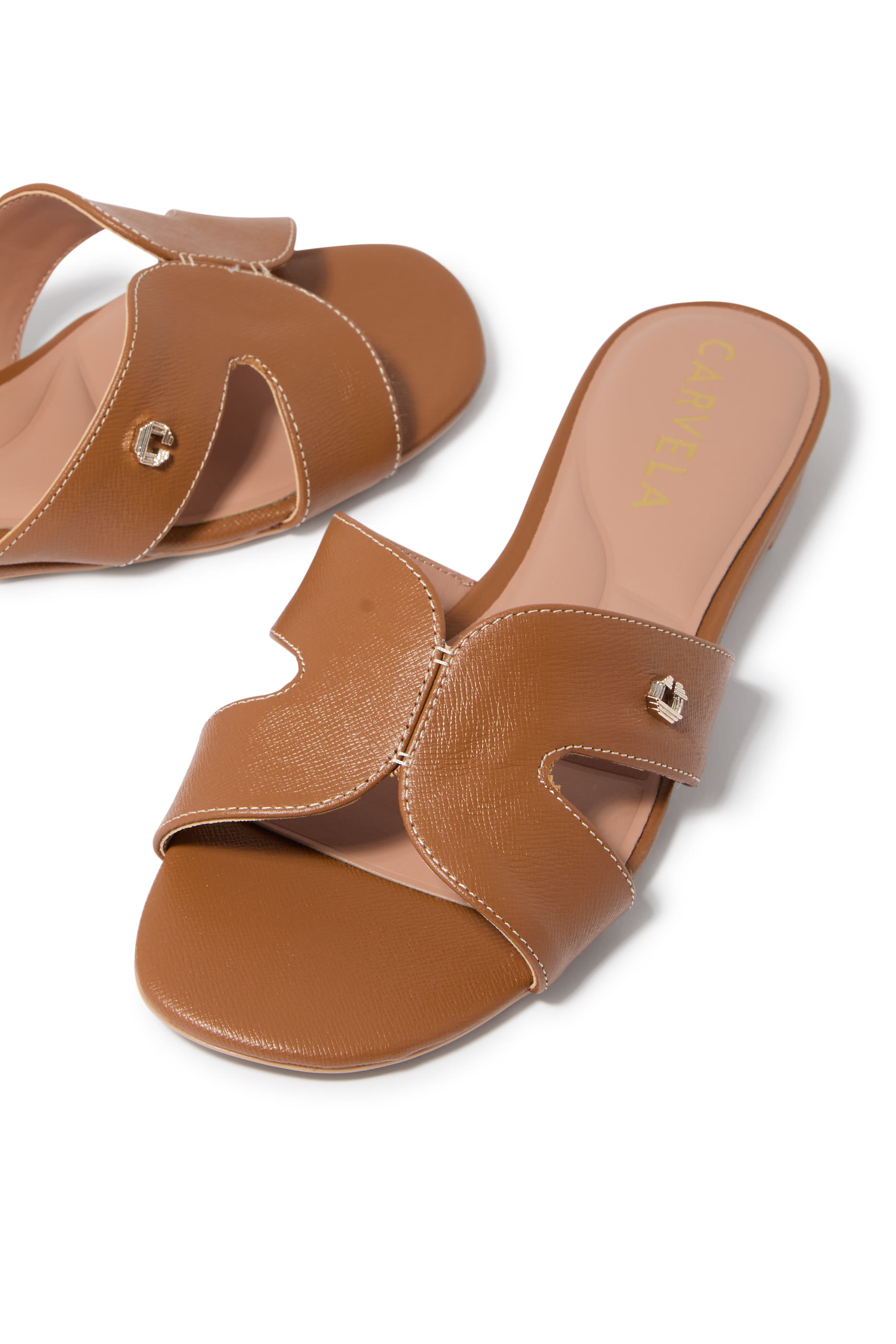 Carvela Seville Leather Slides