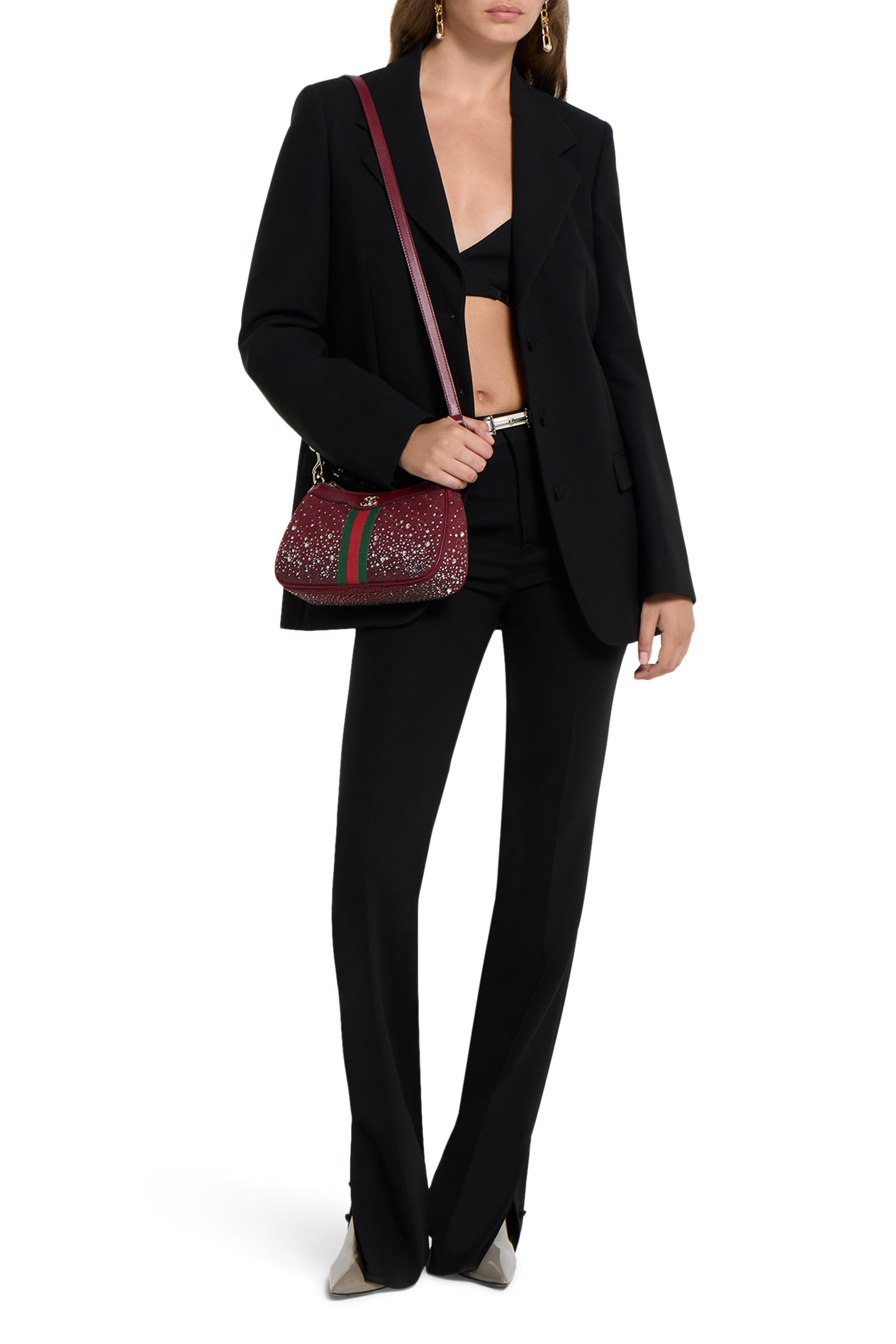 Ophidia Crystals Small Shoulder Bag