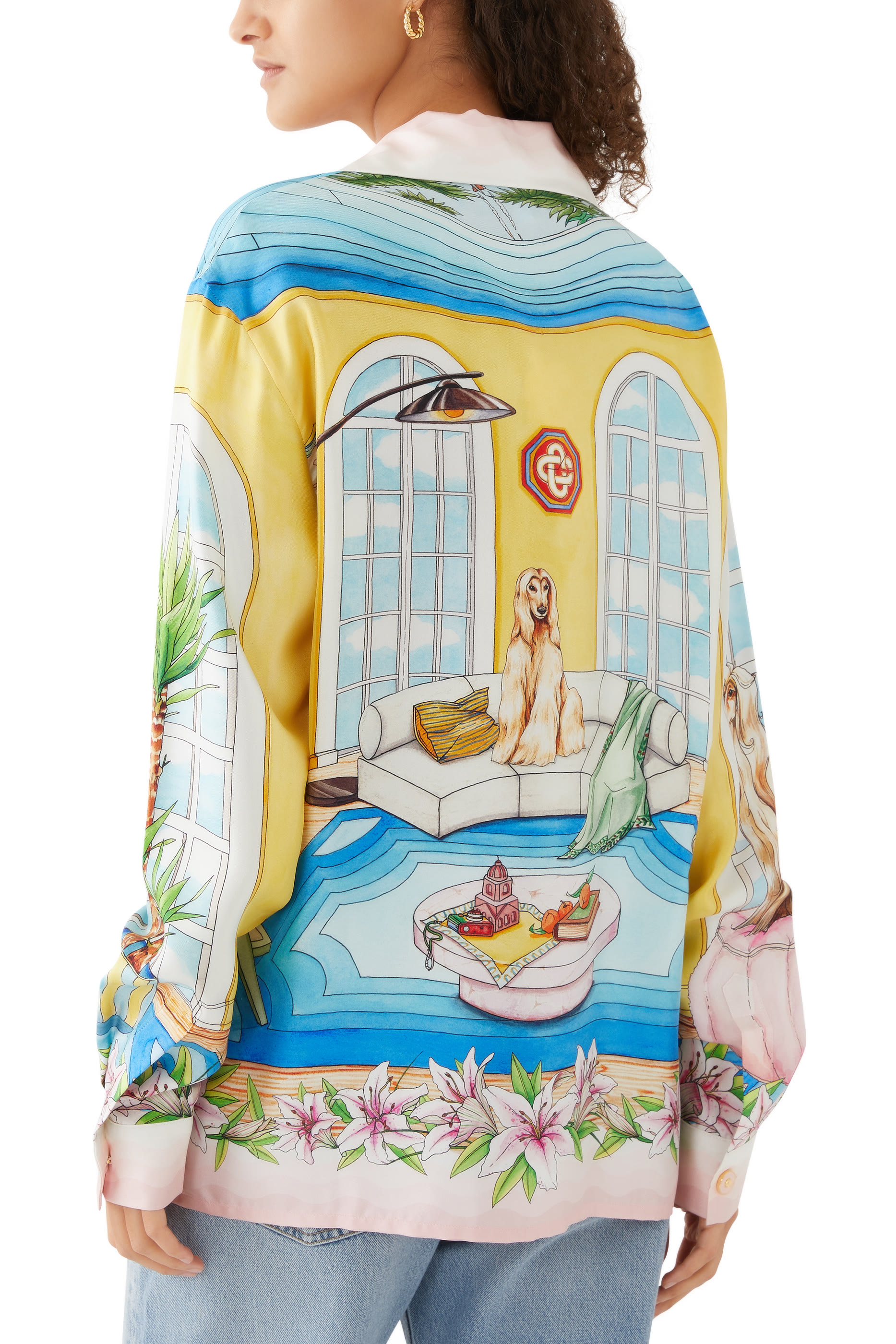 Cuban Collar Long Sleeves Shirt