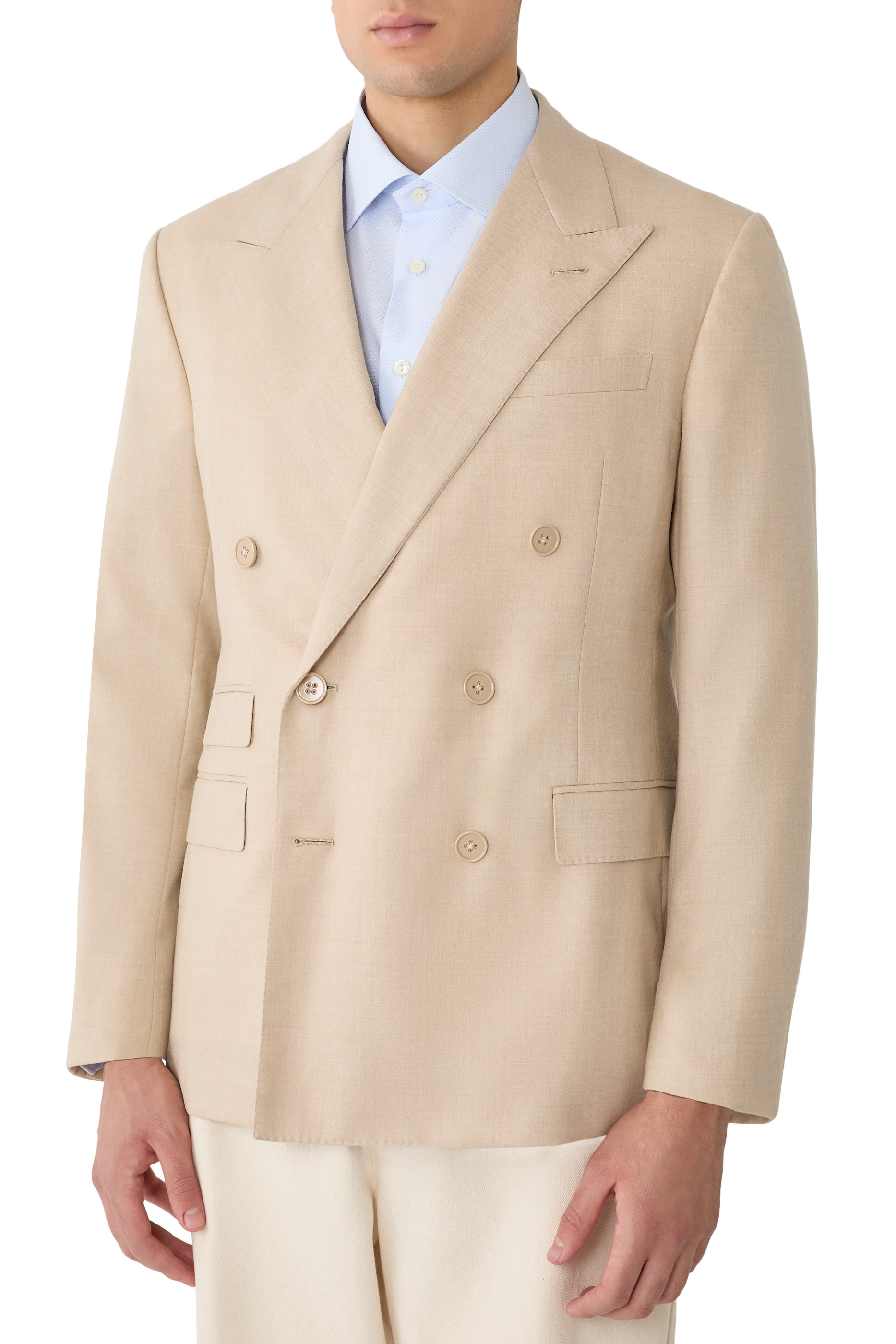 Kent Hand-Tailored Wool Flannel Jacket 