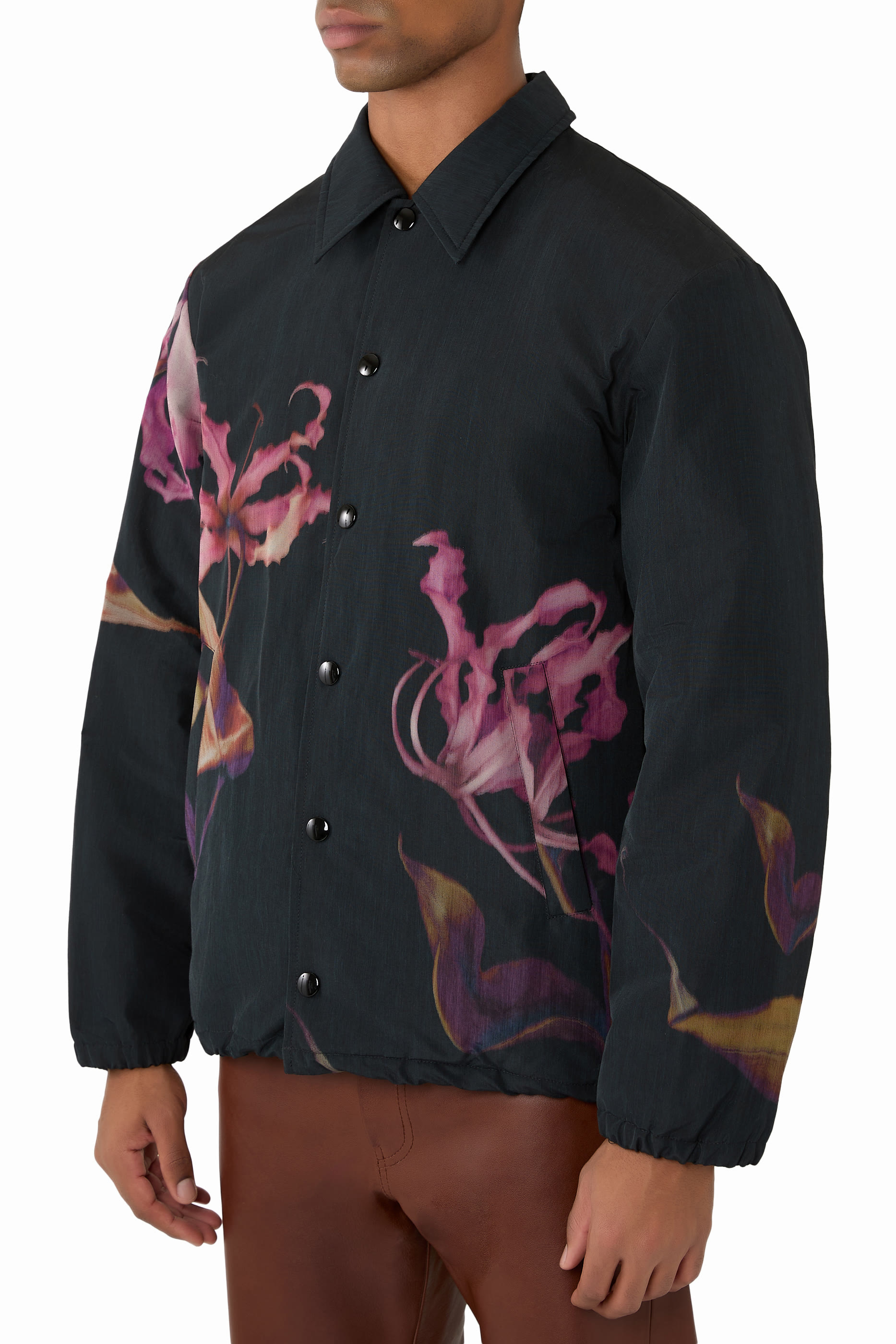 Printed Shirt Jacket
