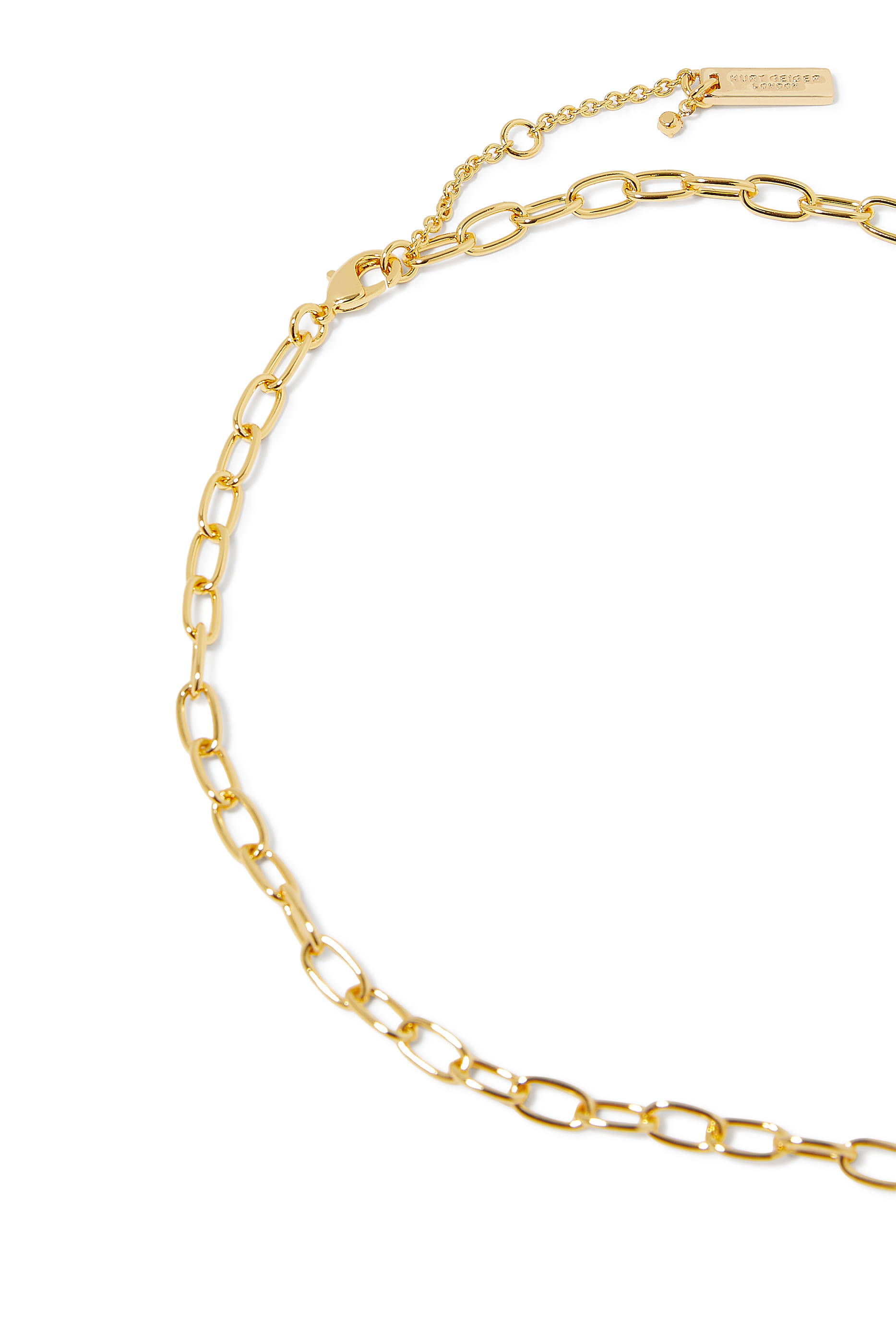 Pav&eacute; Strawberry Pendant Necklace, Brass