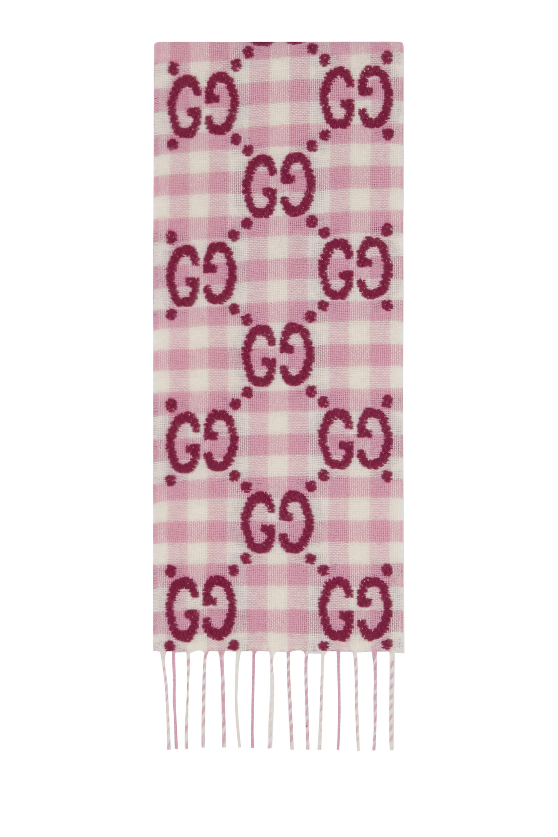 Kids Check Wool Scarf