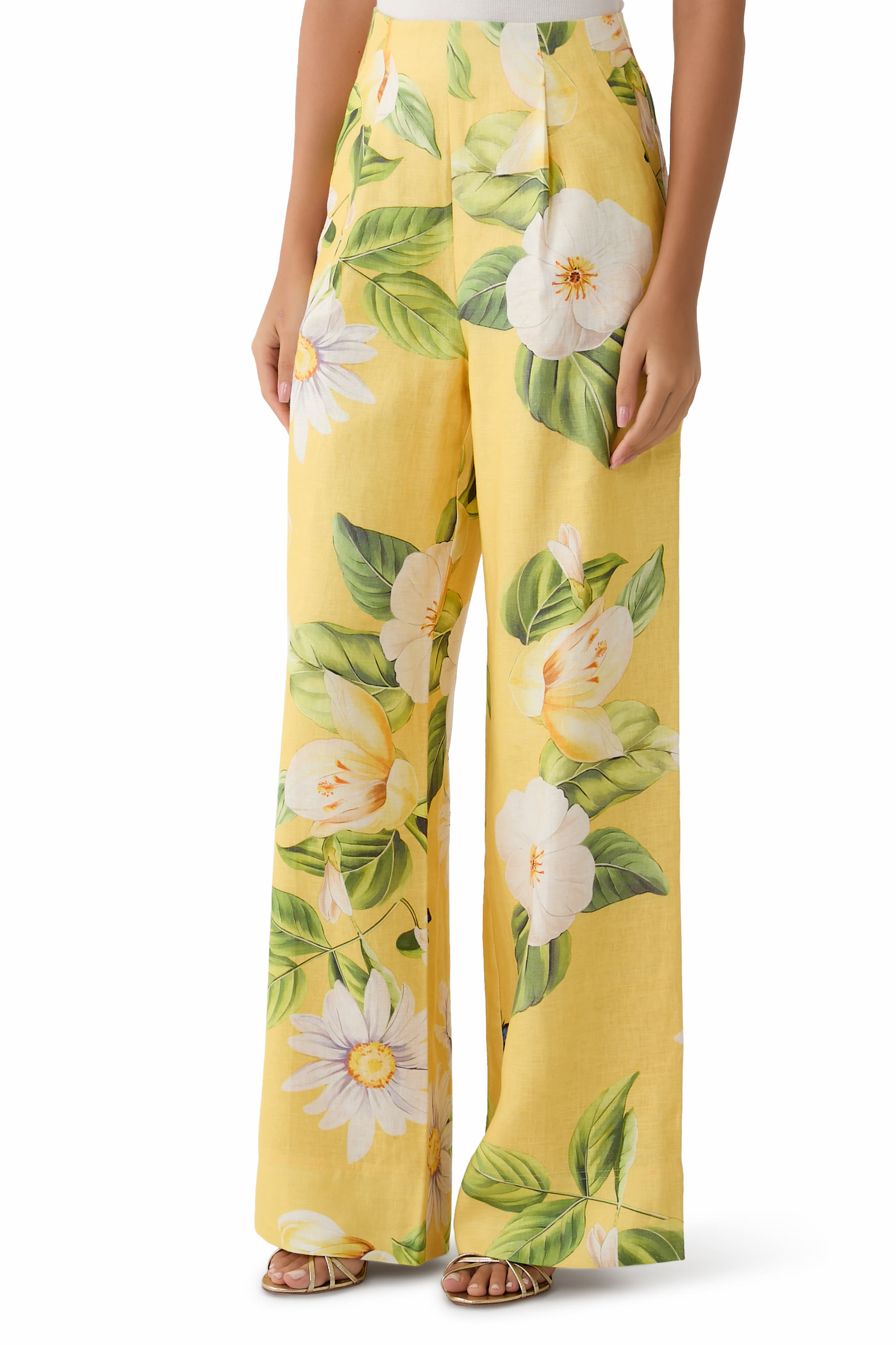 Luisa Pants -  Joie Print in Sunshine