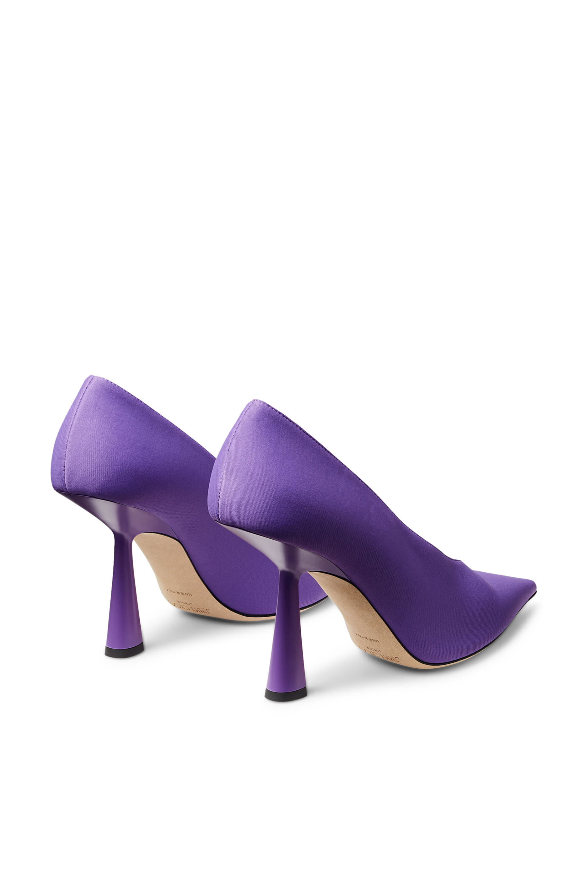 Maryanne 100 Cassis Lycra Pointed-Toe Pumps