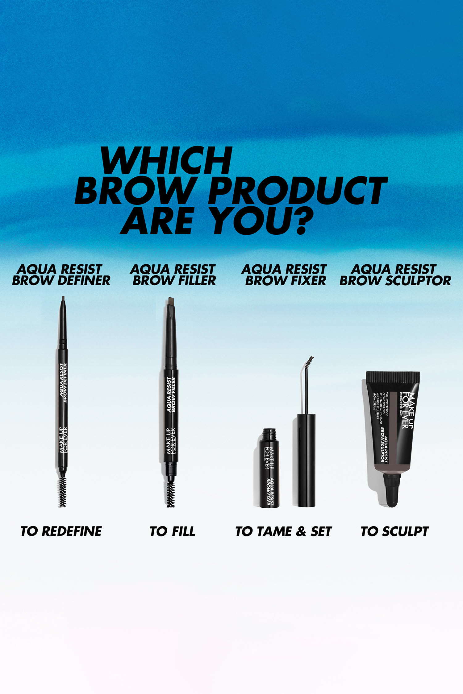 Aqua Resist Brow Sculptor, 7ml