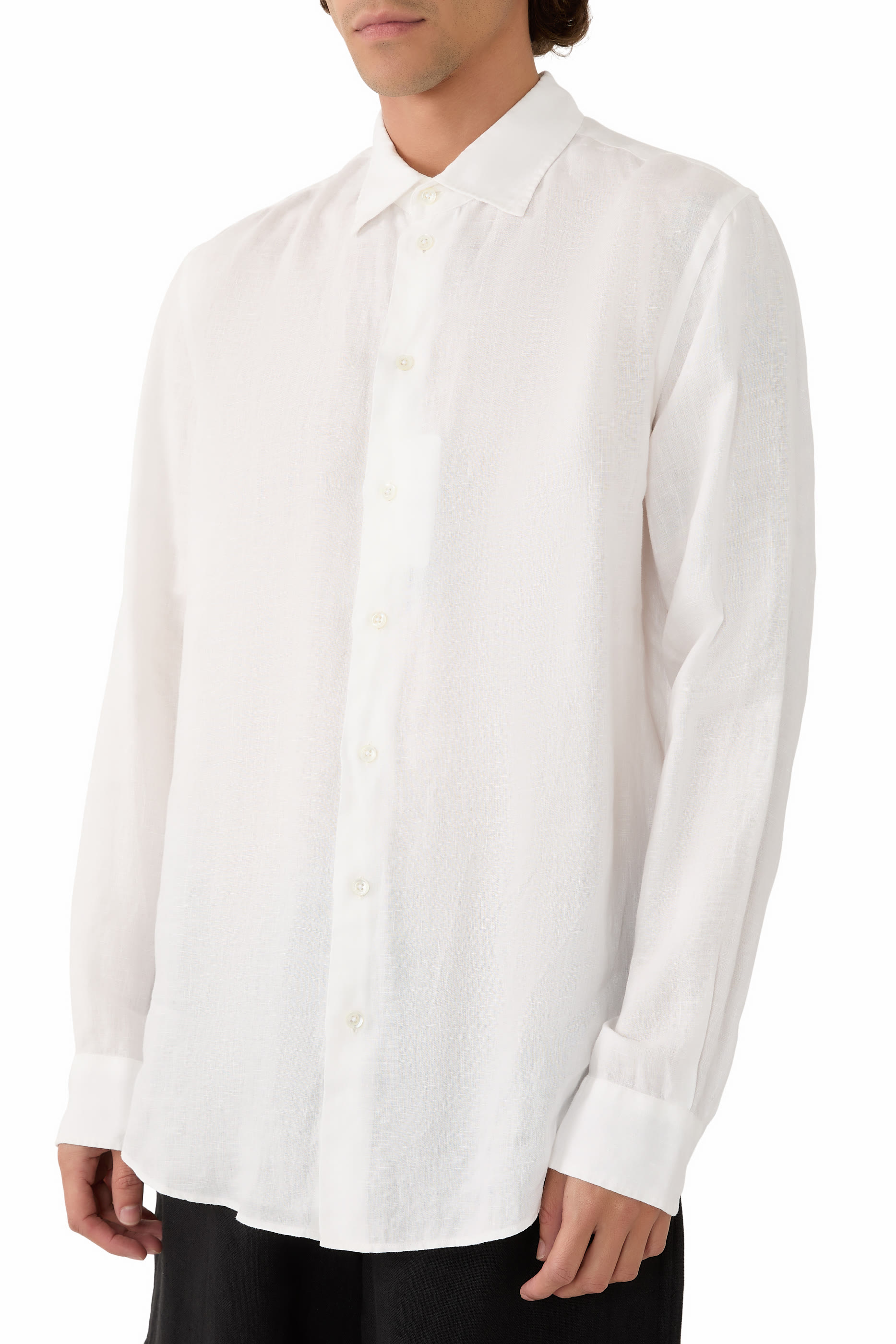 Long Sleeves Linen Shirt