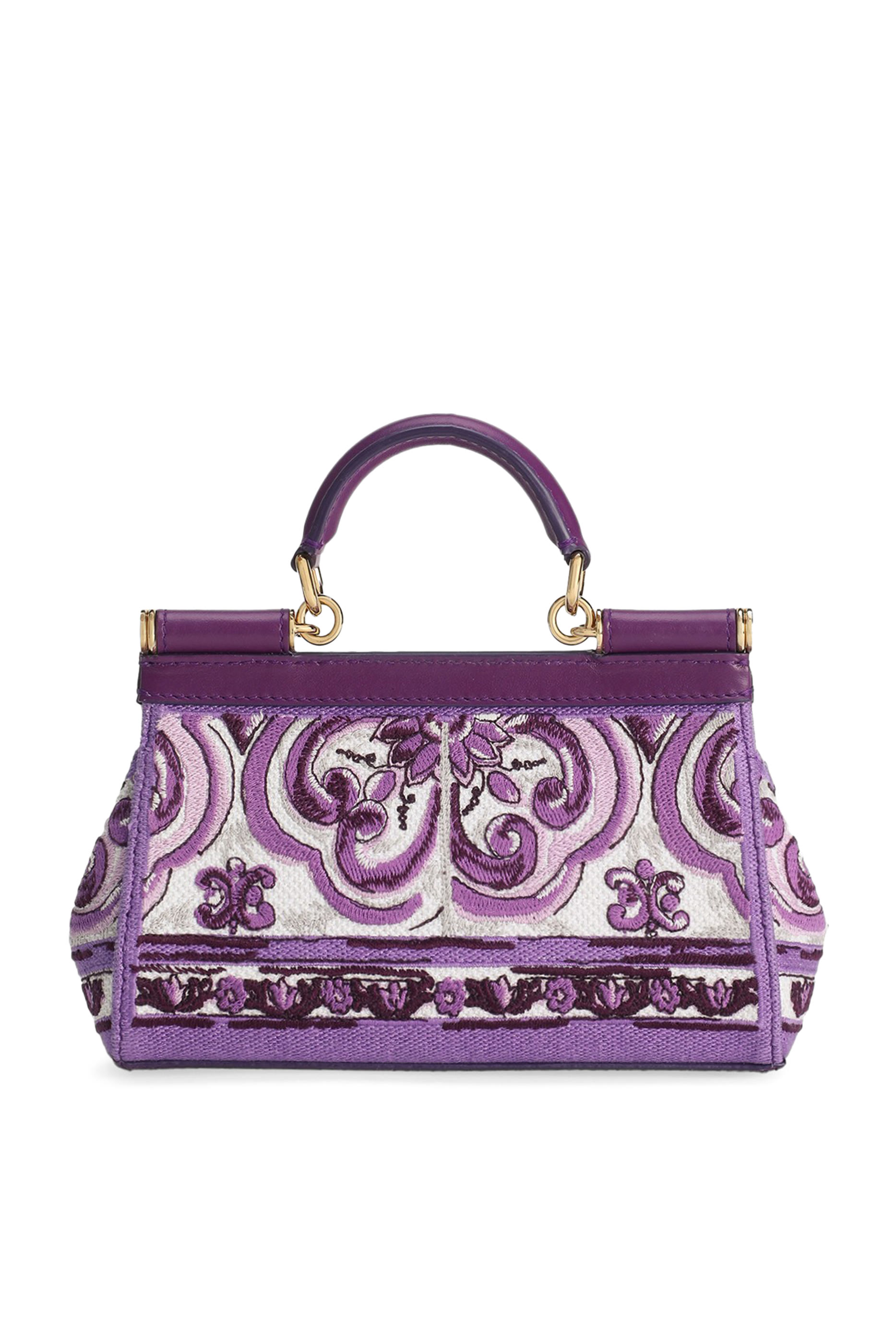 Small Sicily Handbag with Majolica Embroidery