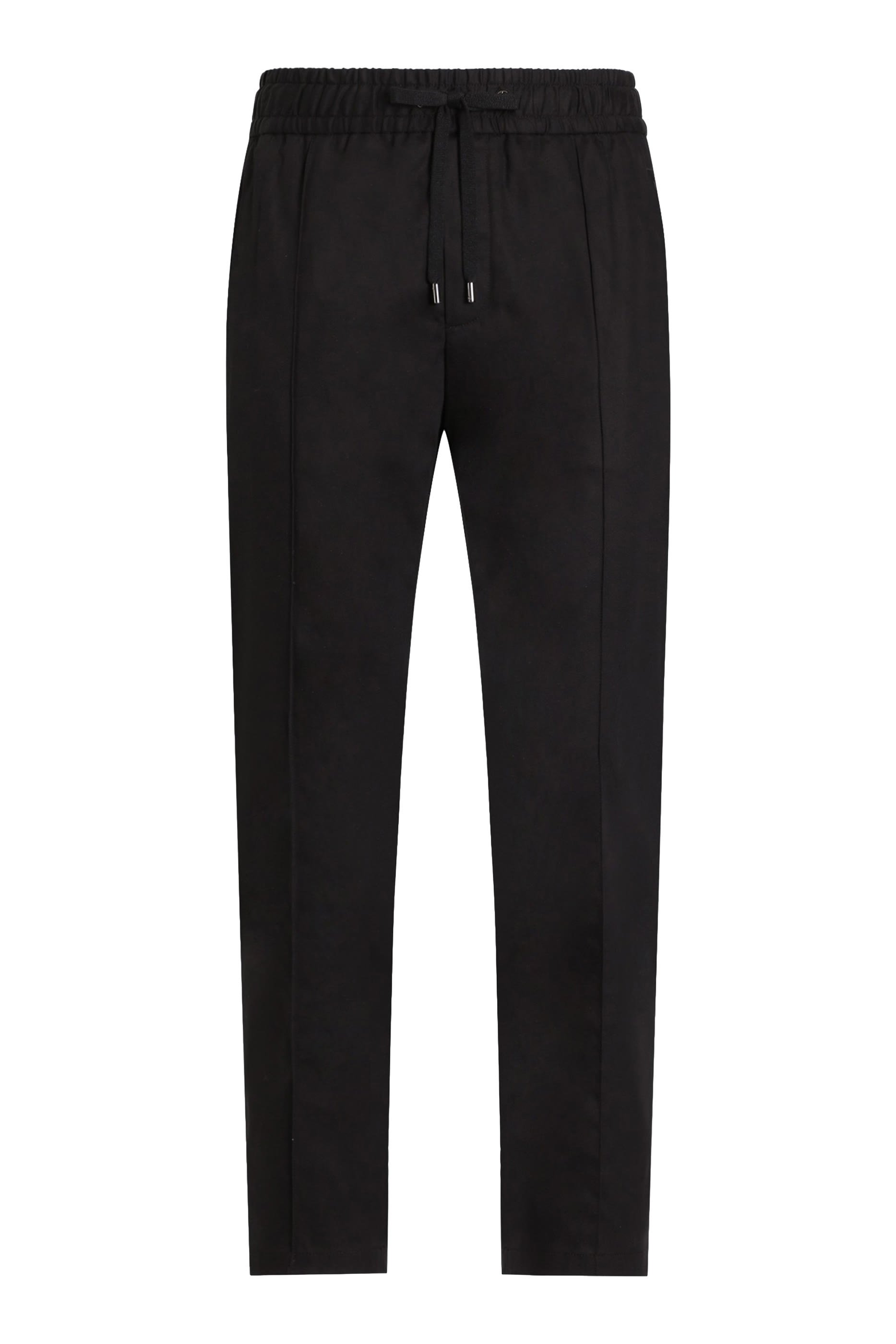 Cotton Gabardine Jogging Trousers 