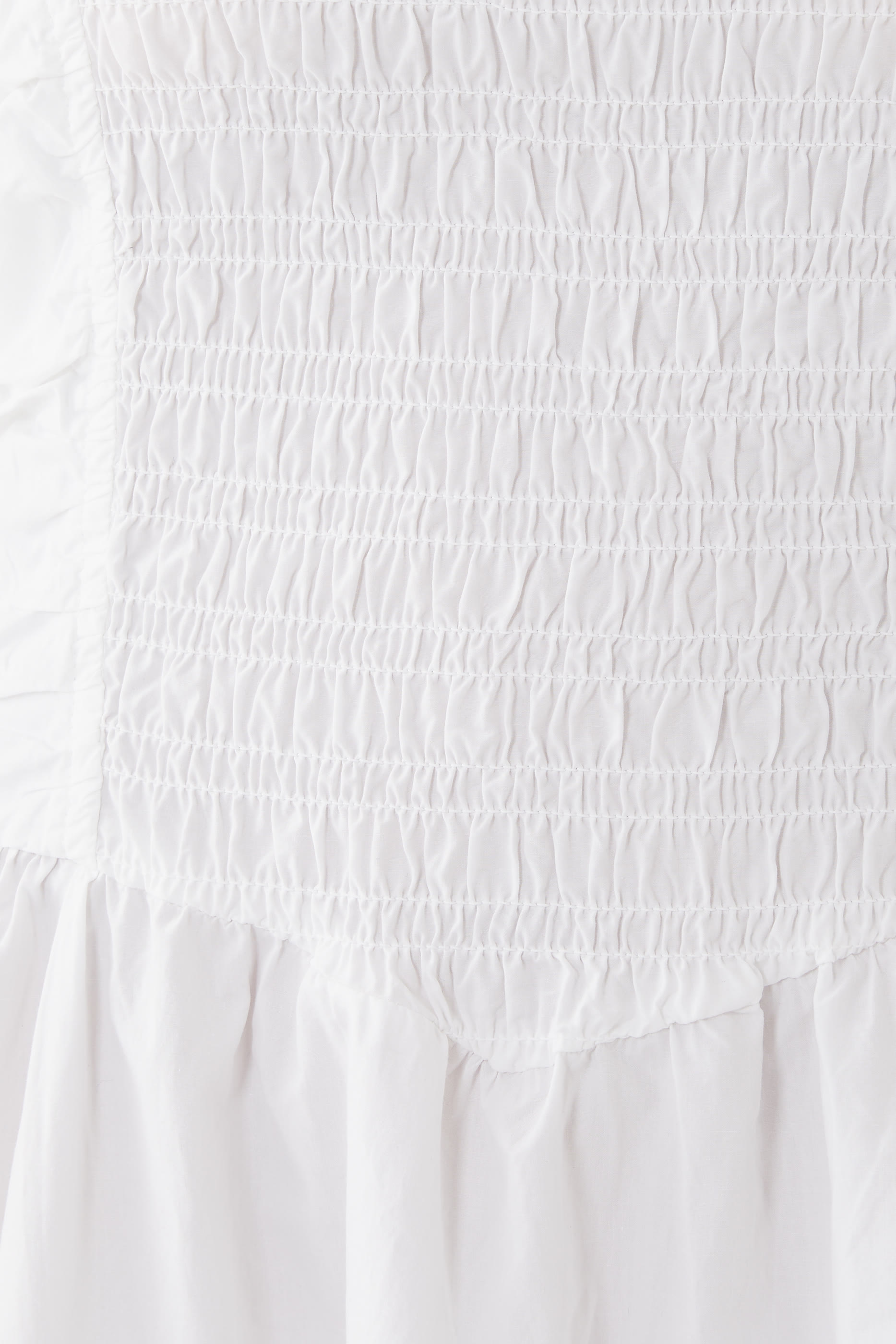 Midi Strap Cotton Poplin Smock Dress