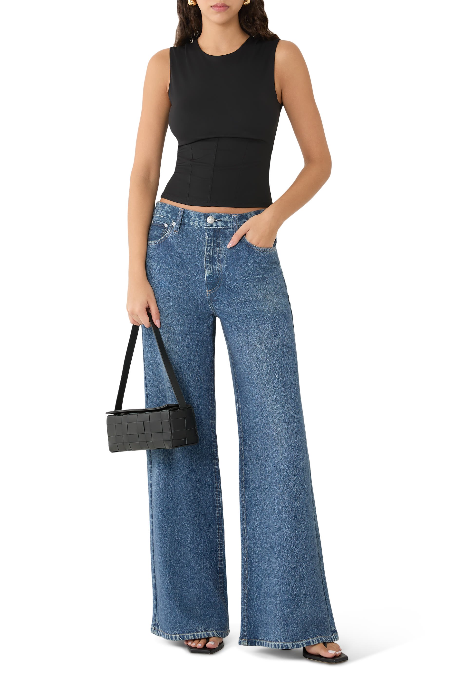 Weightless Corset Tank Top