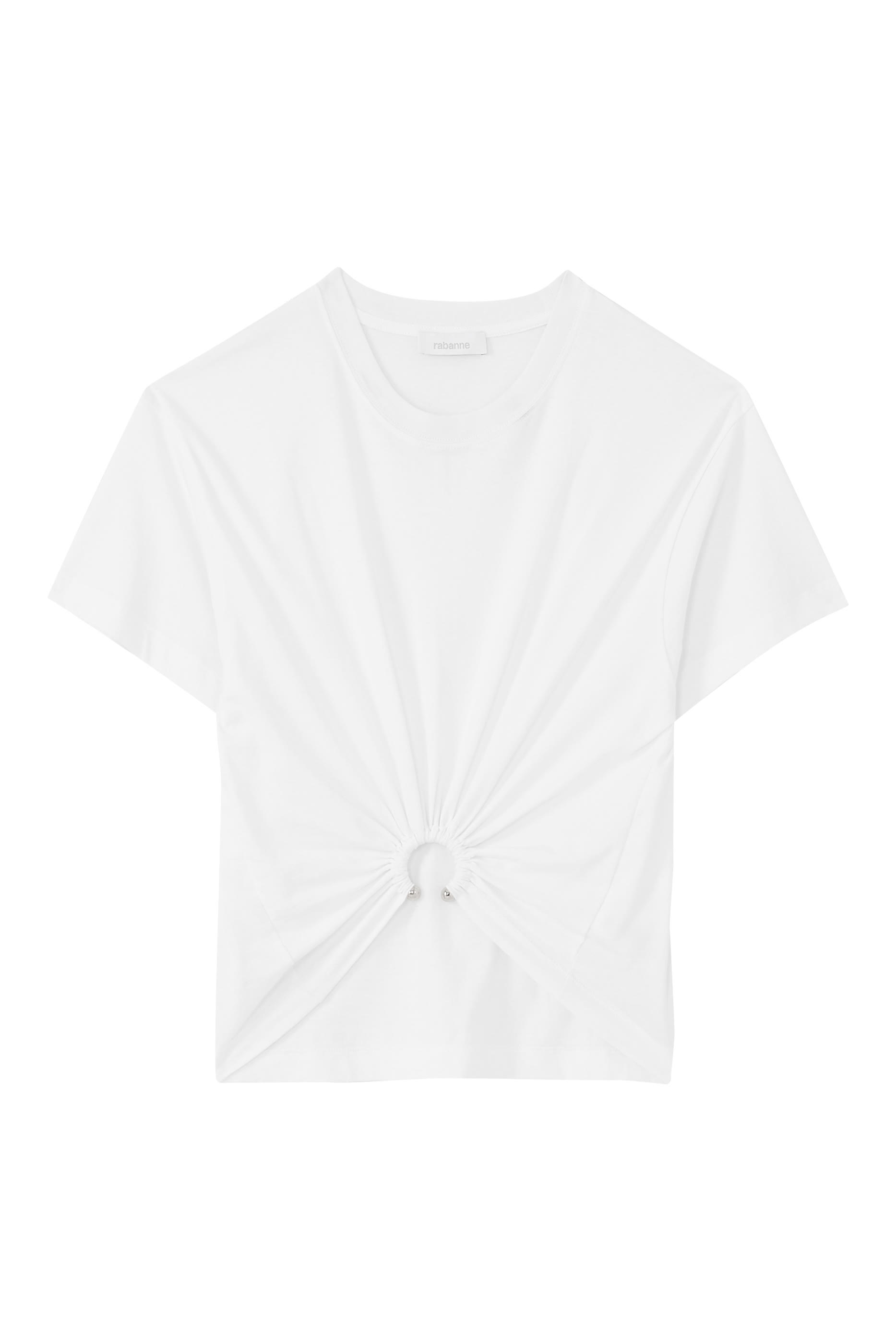 T-Shirt with Piercing