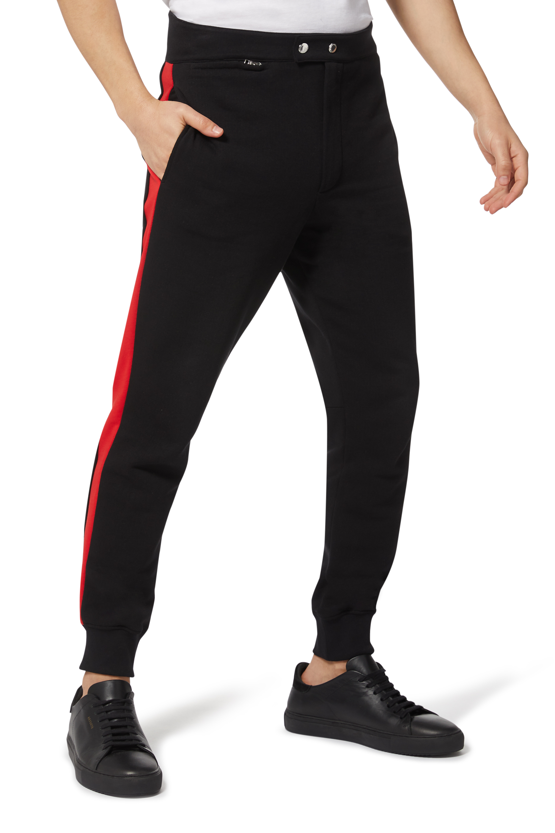 Colorblock Organic Cotton Track Pants
