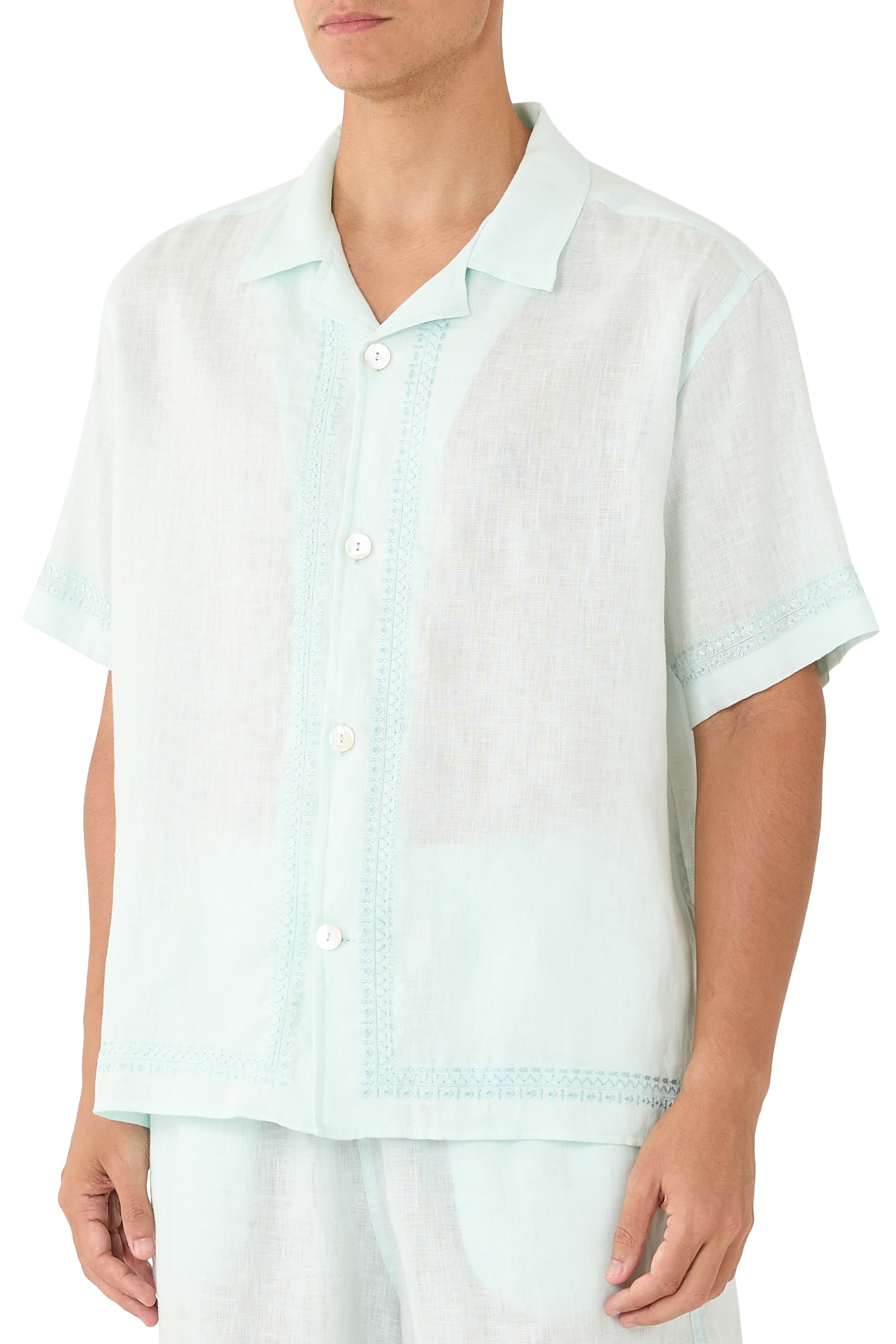 Sun Embroidered Shirt