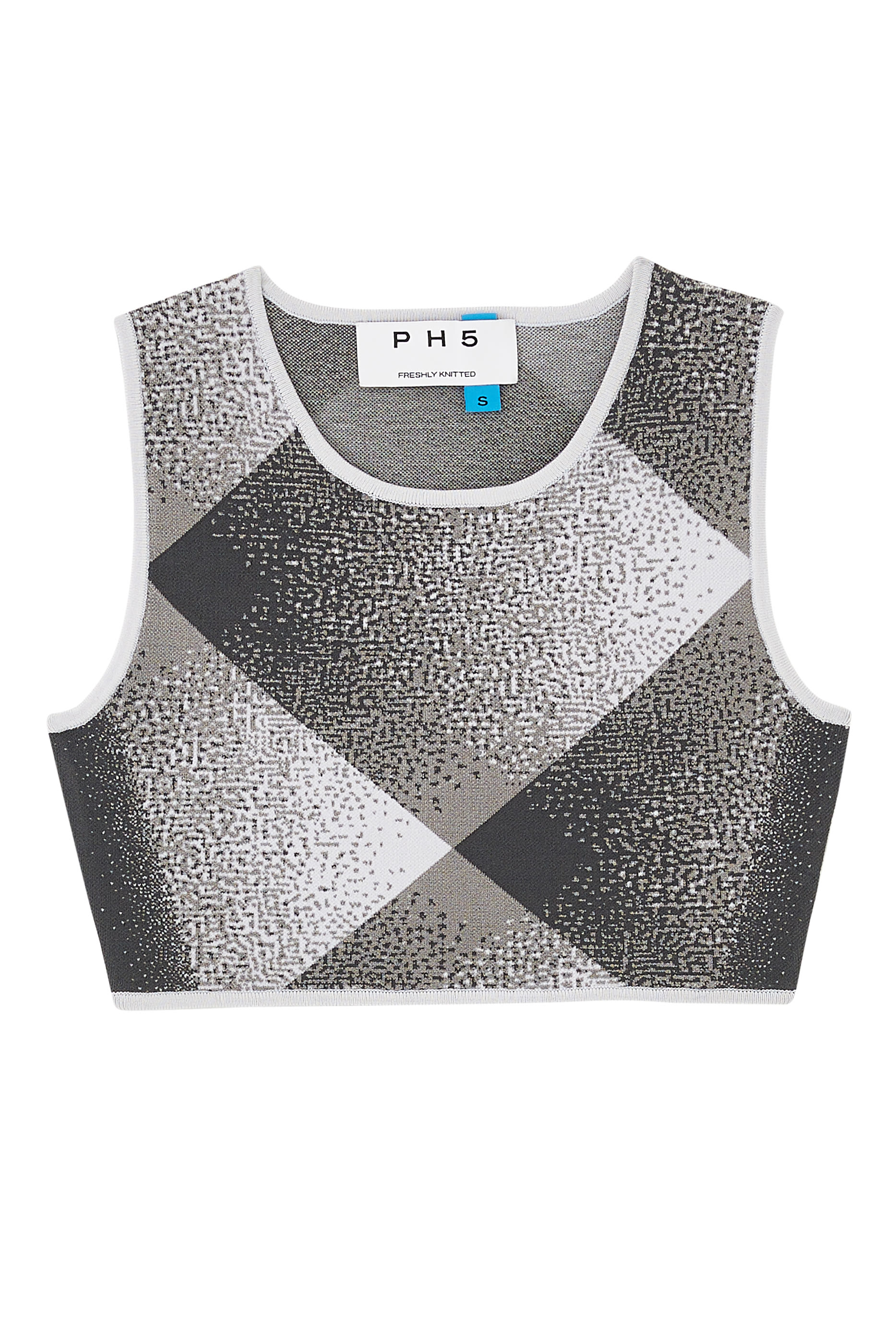 Jude Cropped Plaid Top