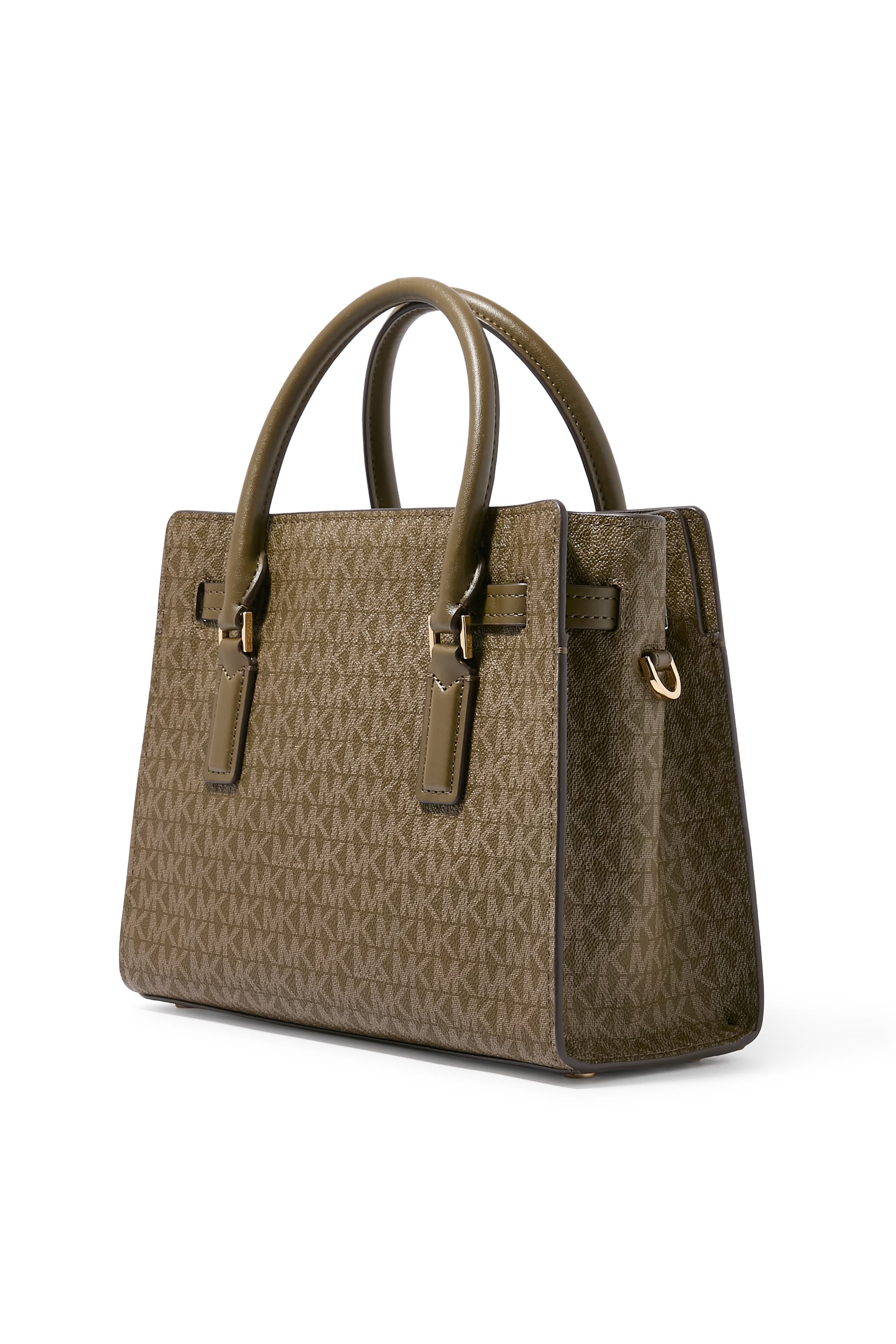 Hamilton Moderne Small Handbag in Logo Print Canvas 