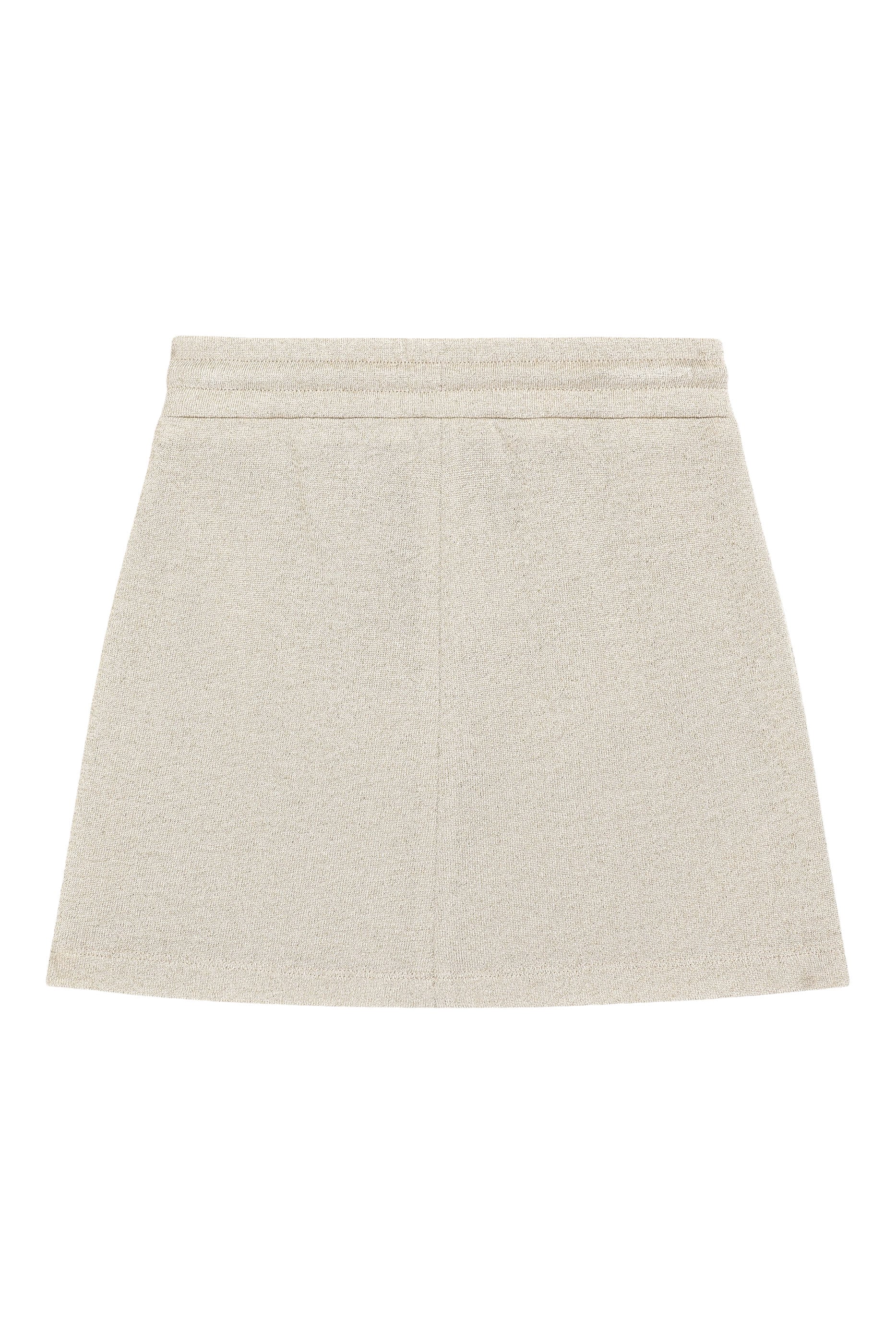 Kids DG Logo Lurex Jersey Skirt