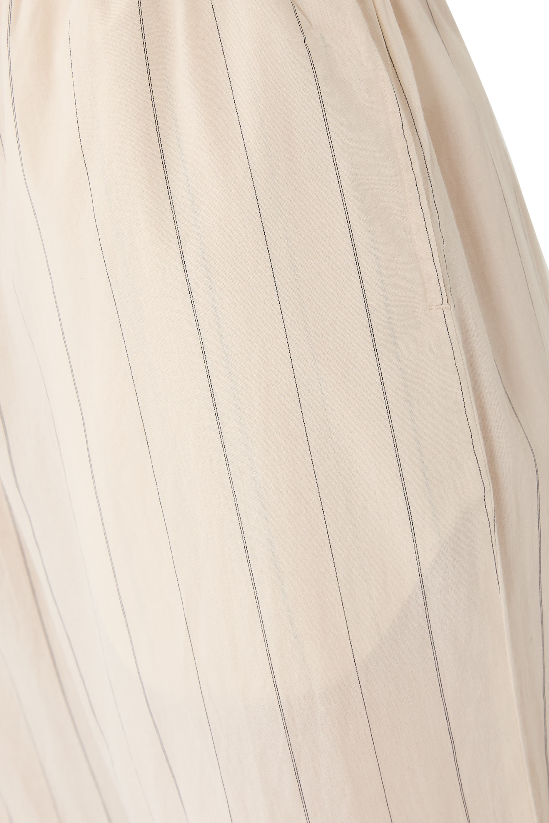 Organic Cotton Relaxed Cropped Pajama Bottoms 