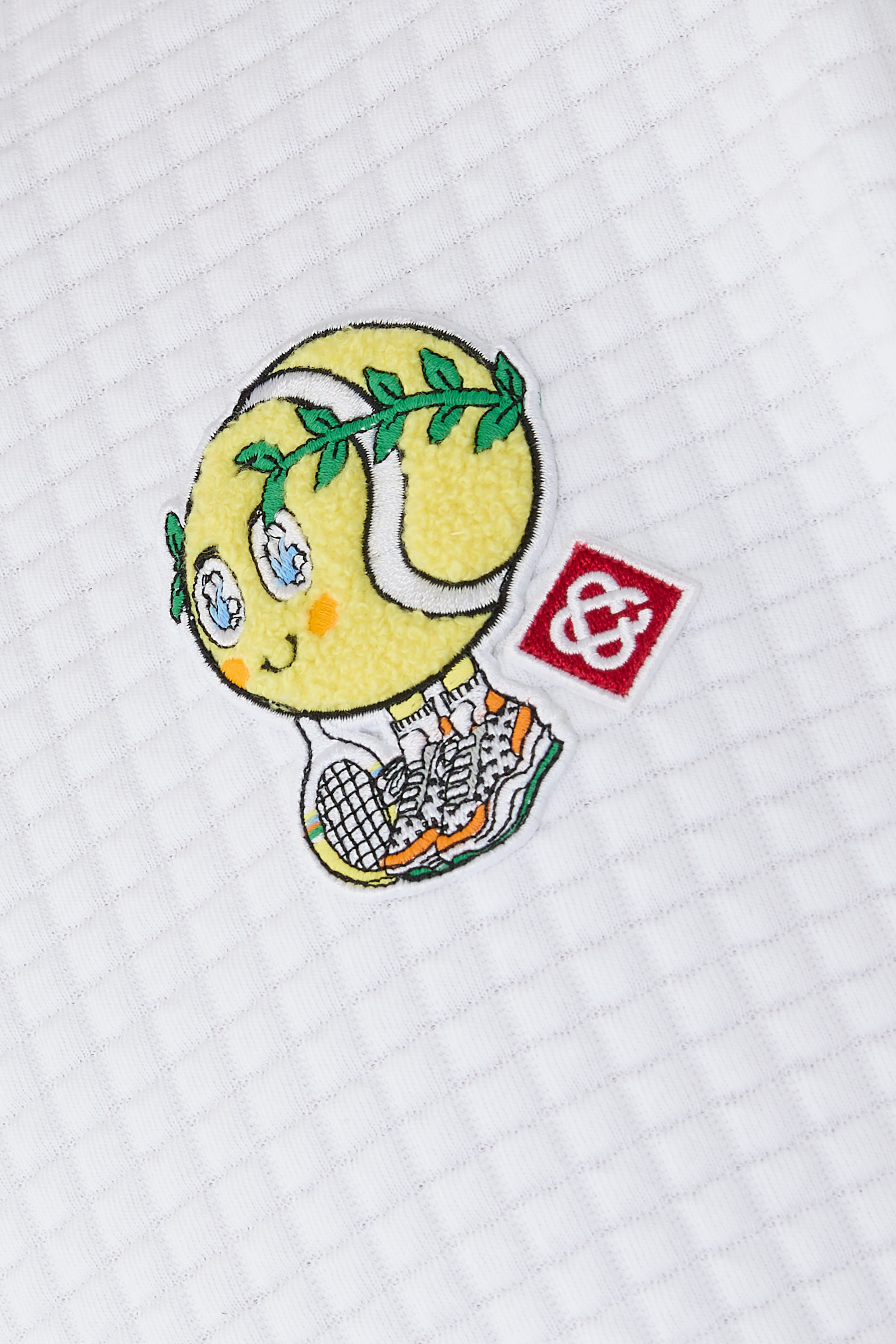 Tennis Mascot Quilted Sweatshirt