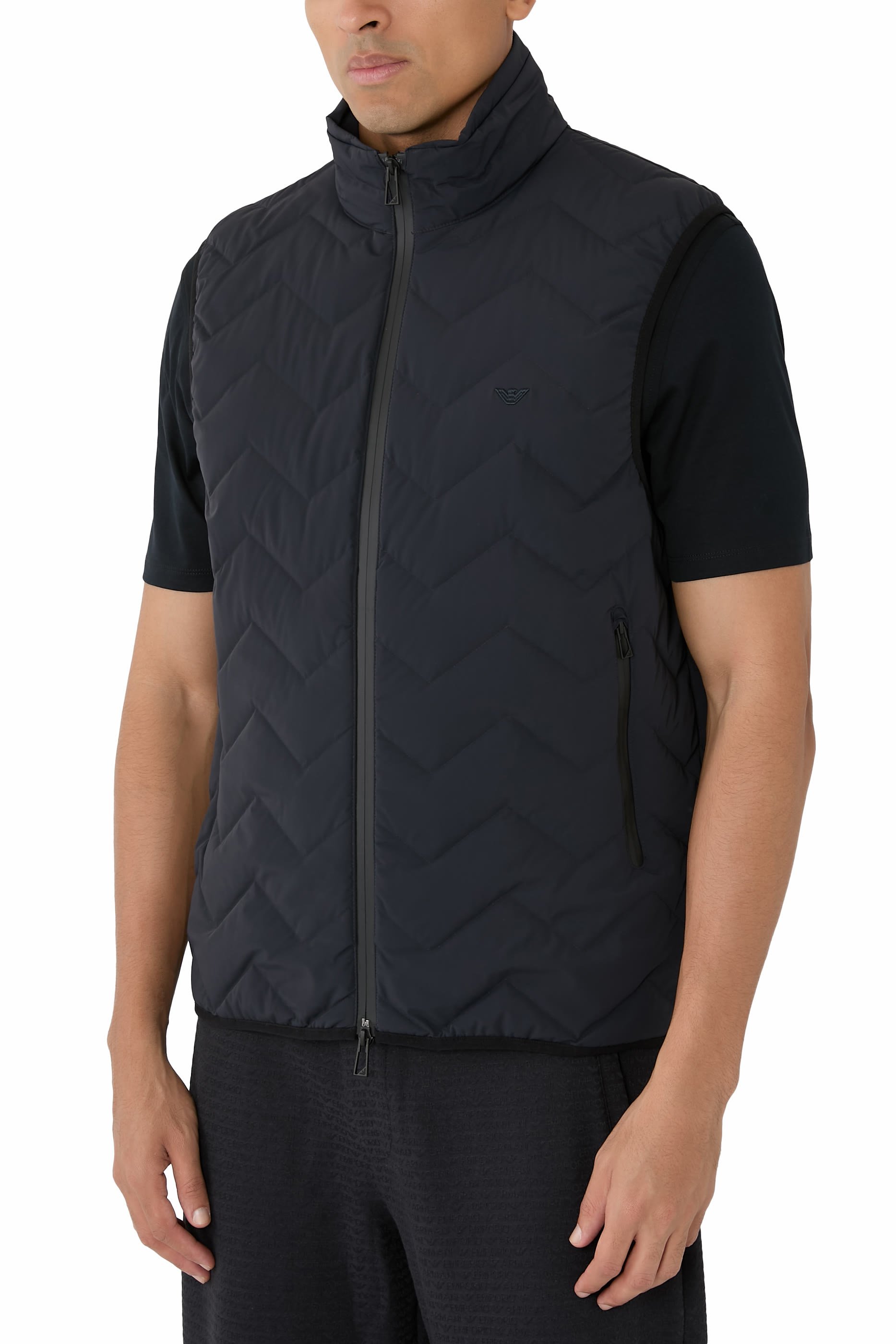 Chevron Puffer Gilet