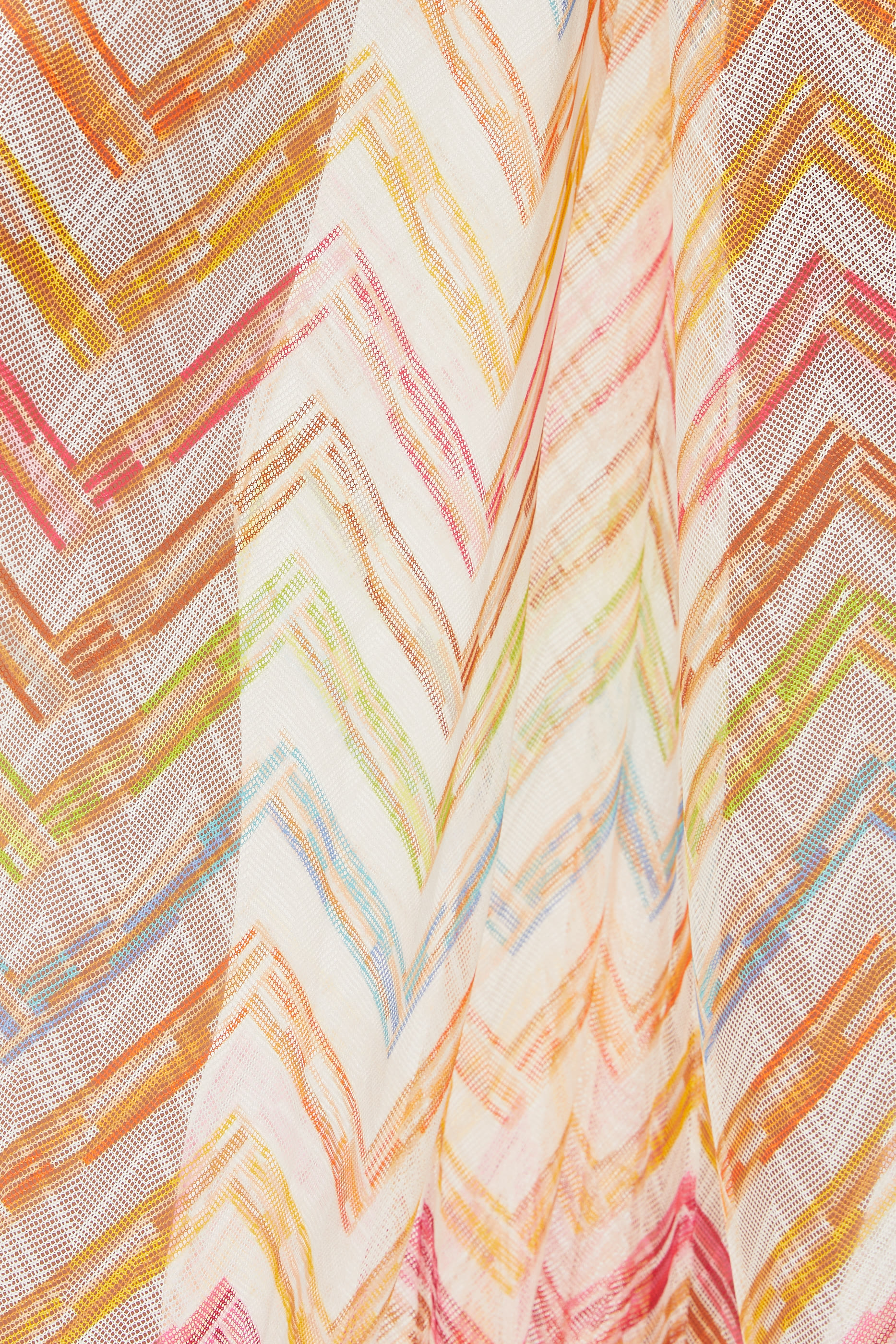 Mare Chevron Raschel Wide Leg Trousers