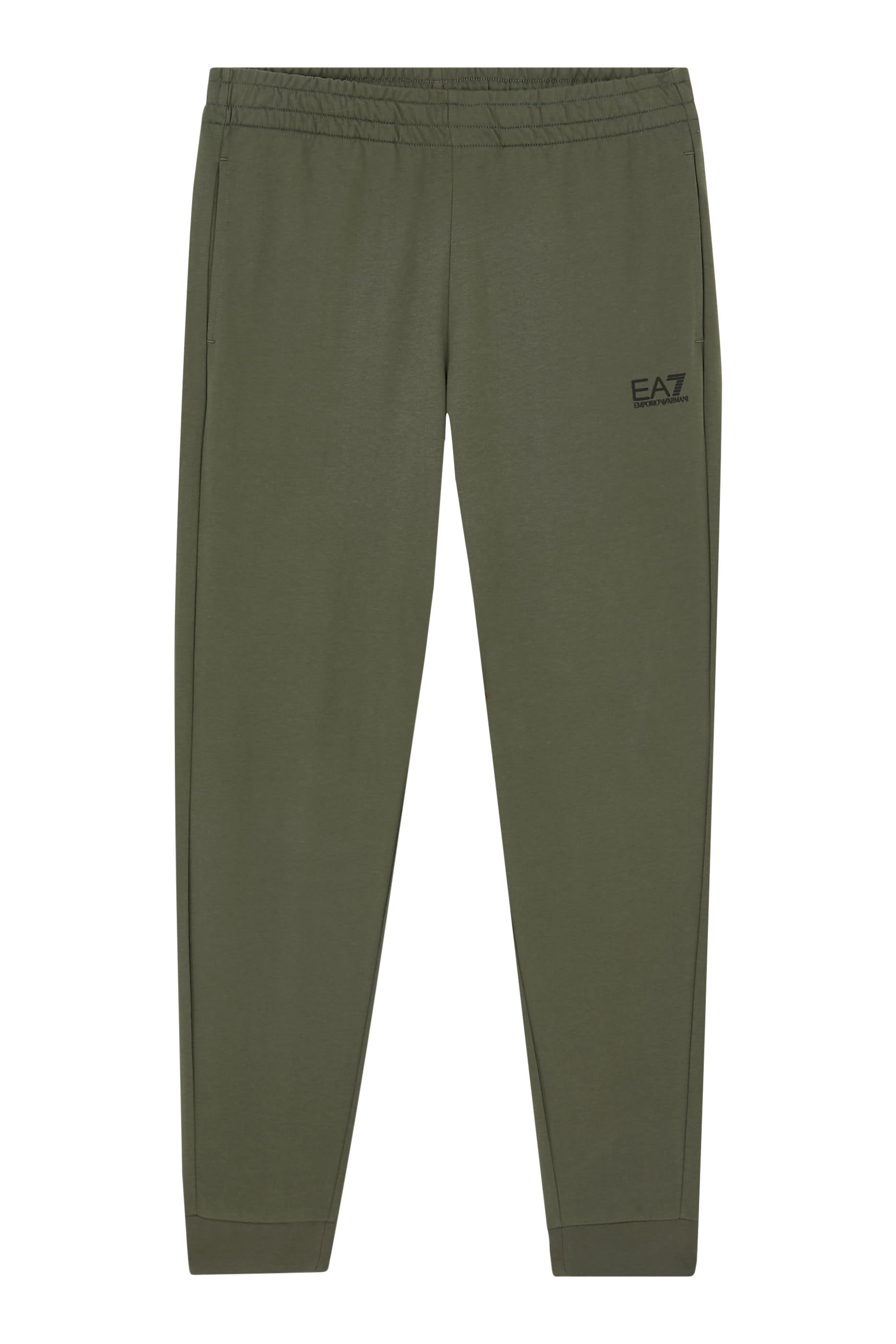 EA7 Logo Cotton Sweatpants