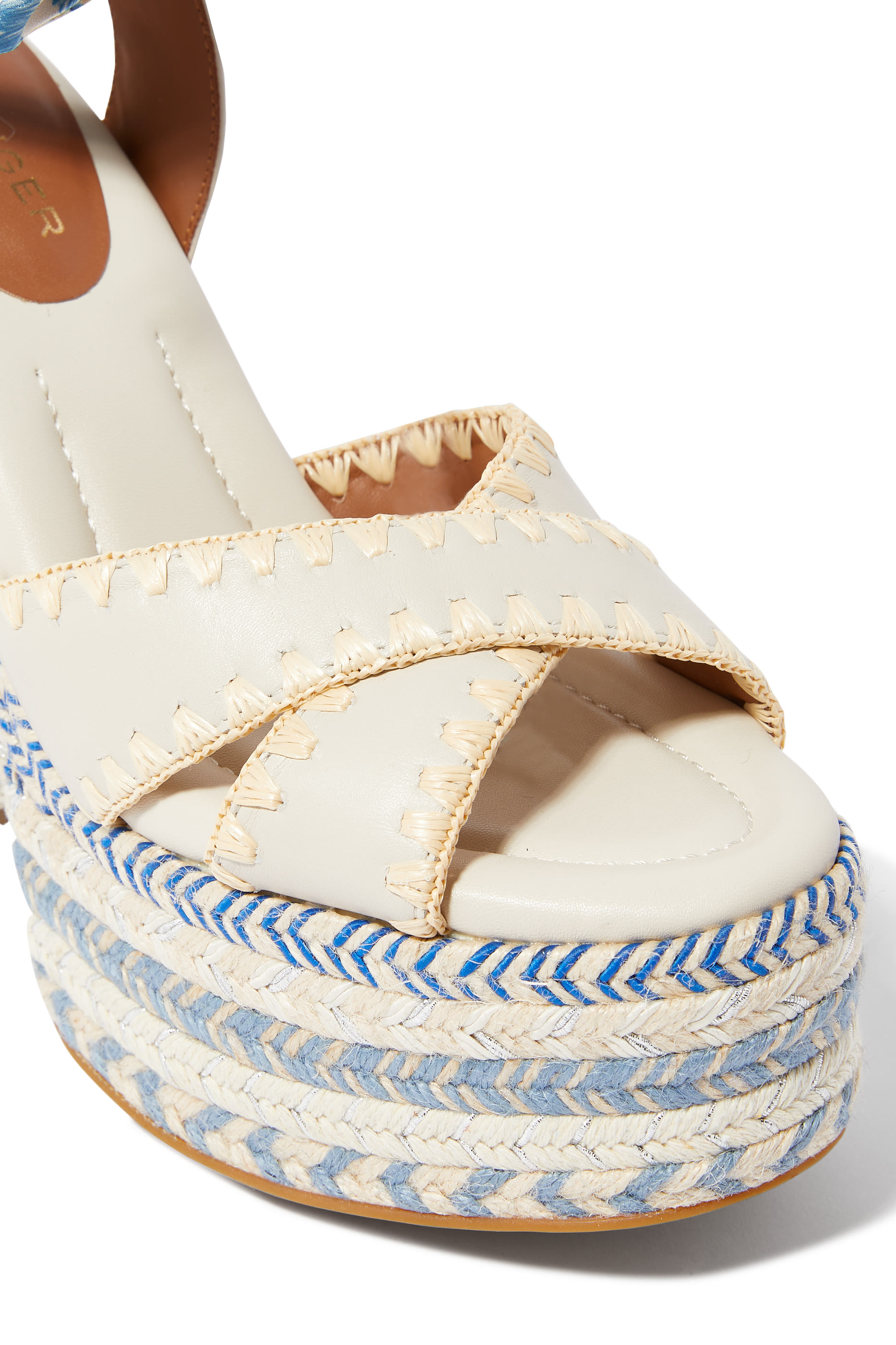 Chelsea 127 Scarf Platform Heels