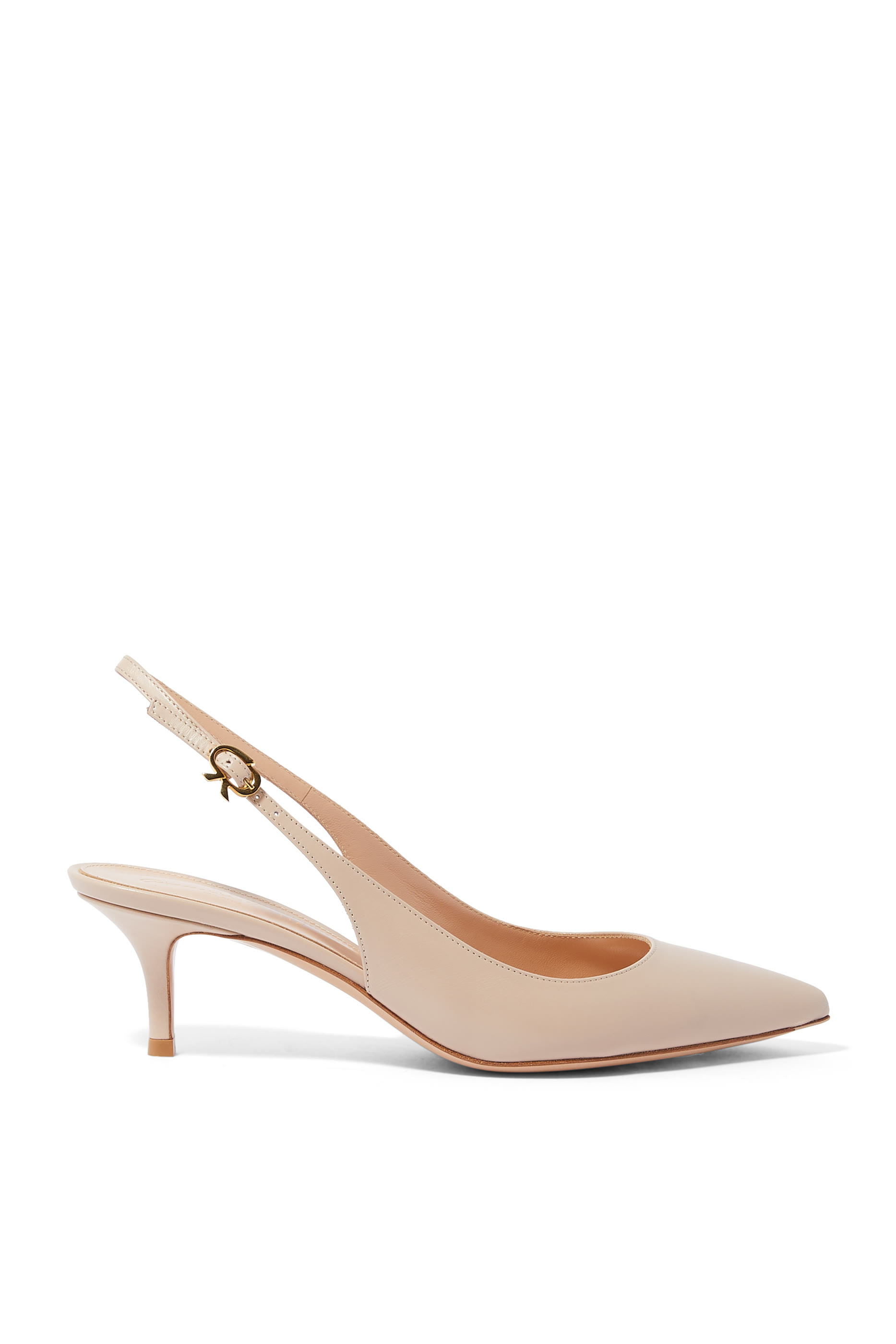 Ribbon 55 Leather Slingback Pumps