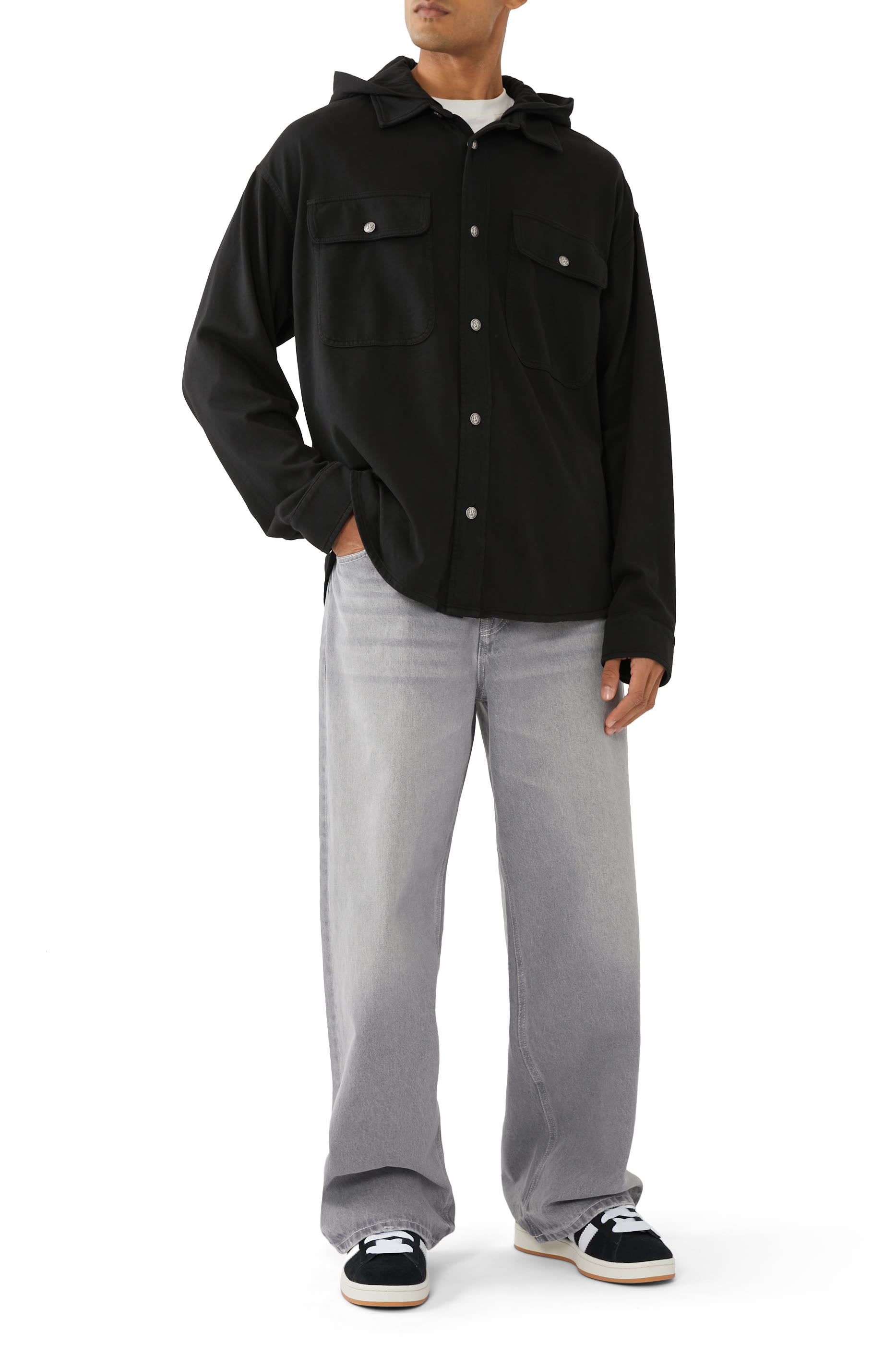 Classic Logo Hooded Overshirt