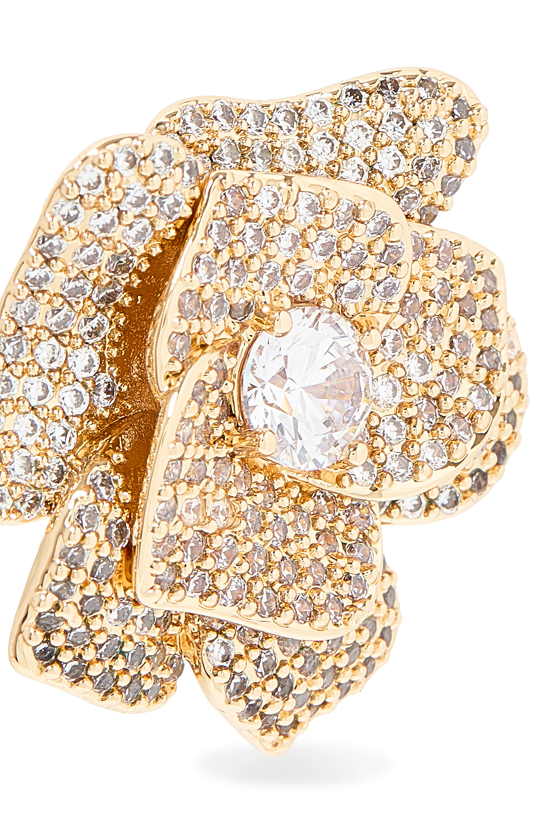 Crystal Flower Earrings