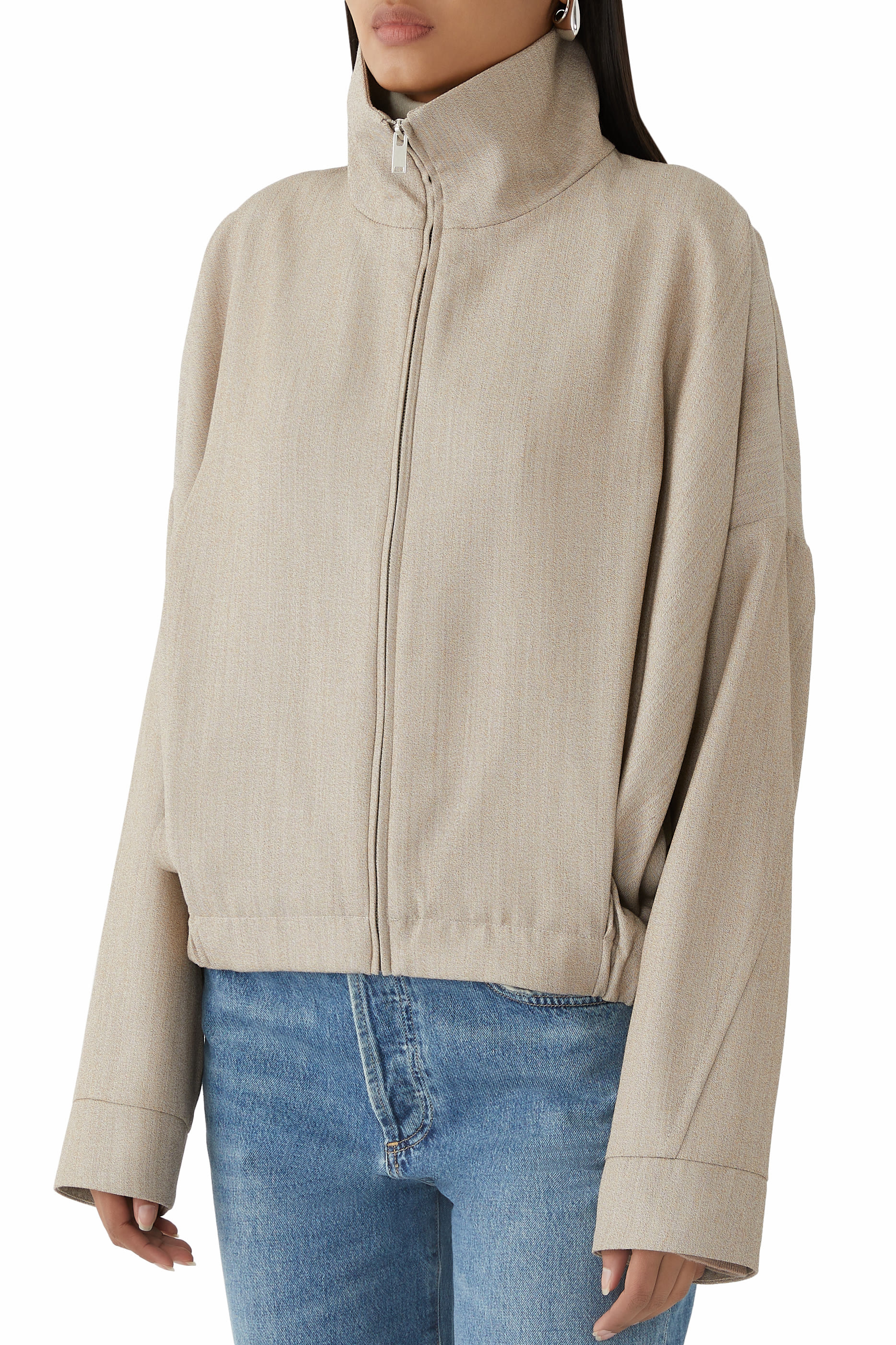 Windbreaker Virgin Wool Jacket