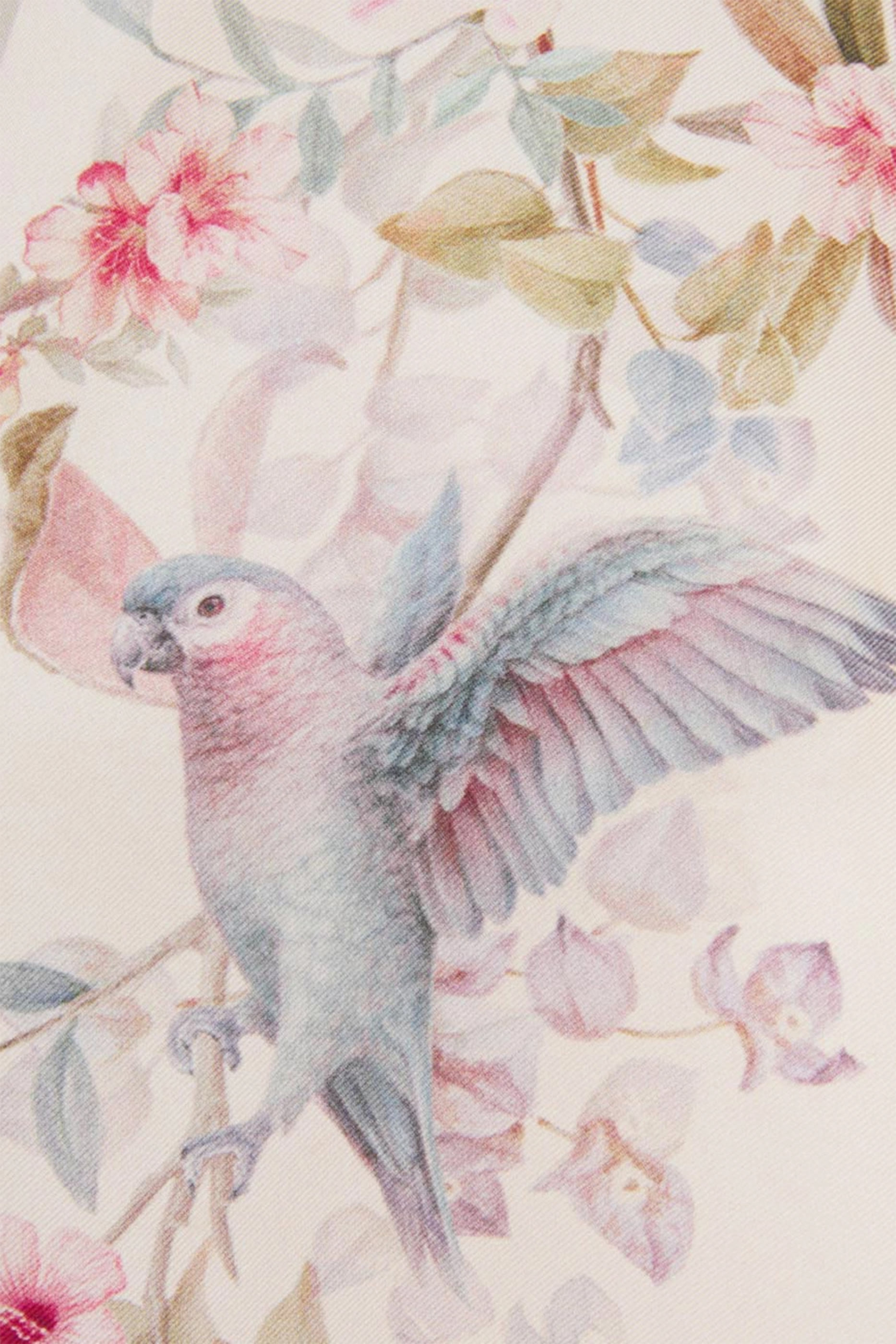 Printed Silk Neck Scarf