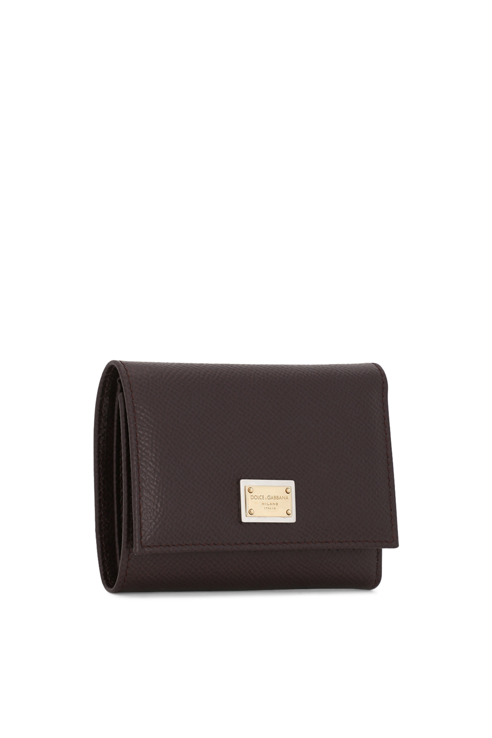 Small Continental Wallet in Dauphine Leather
