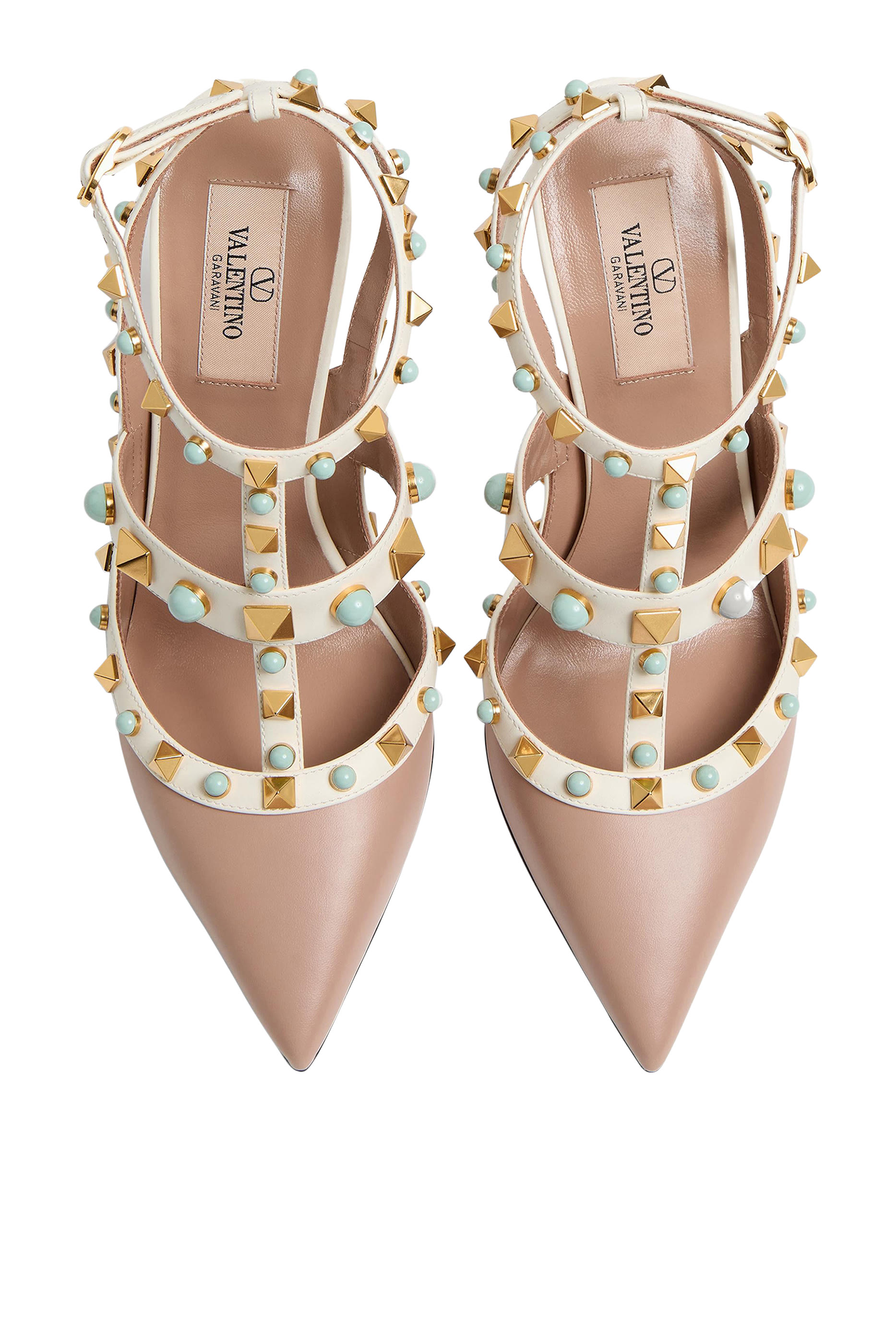Rockstud 40 Leather Pumps