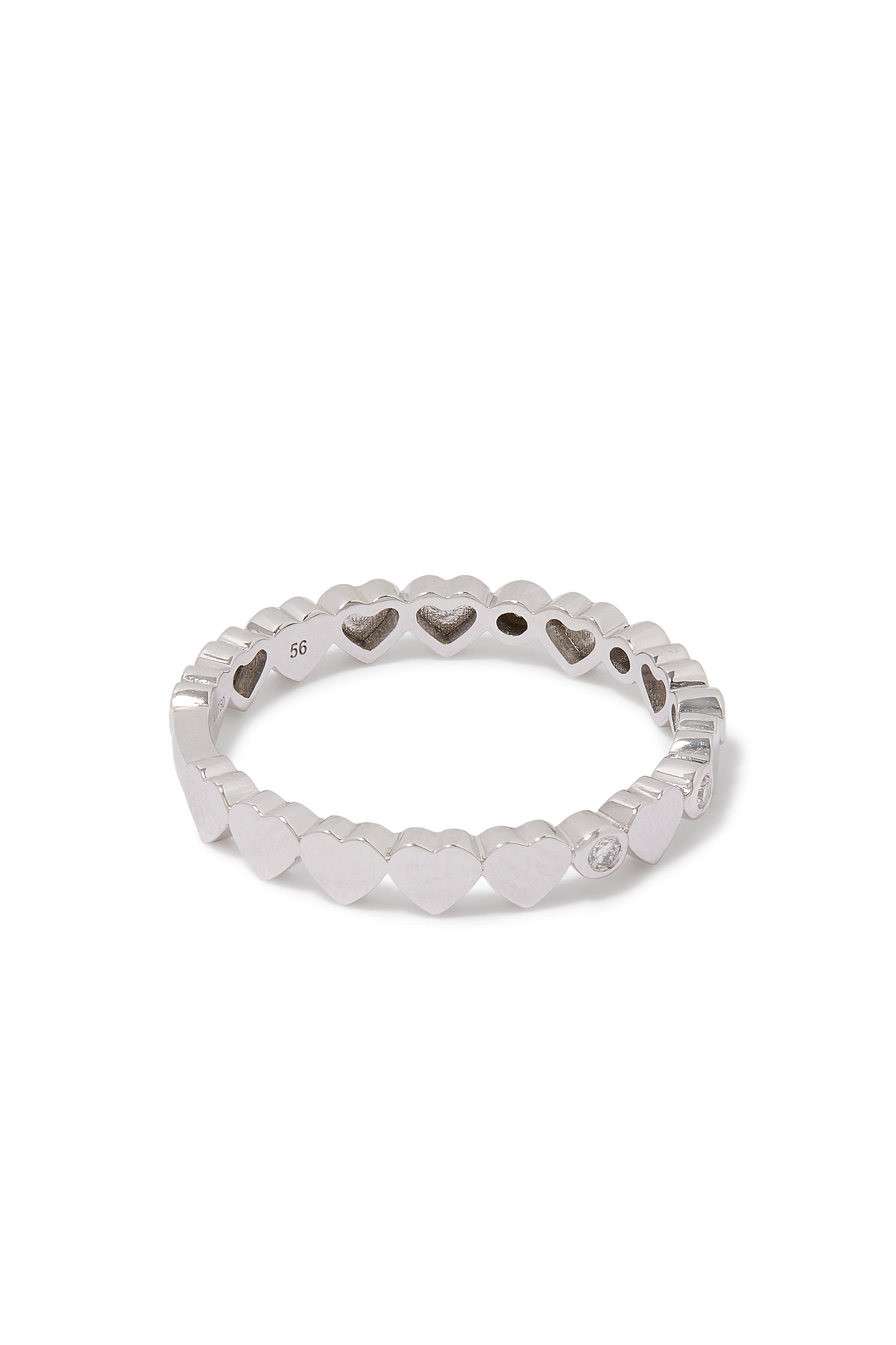 Love in Tokyo Ring, 18k White Gold & Diamonds