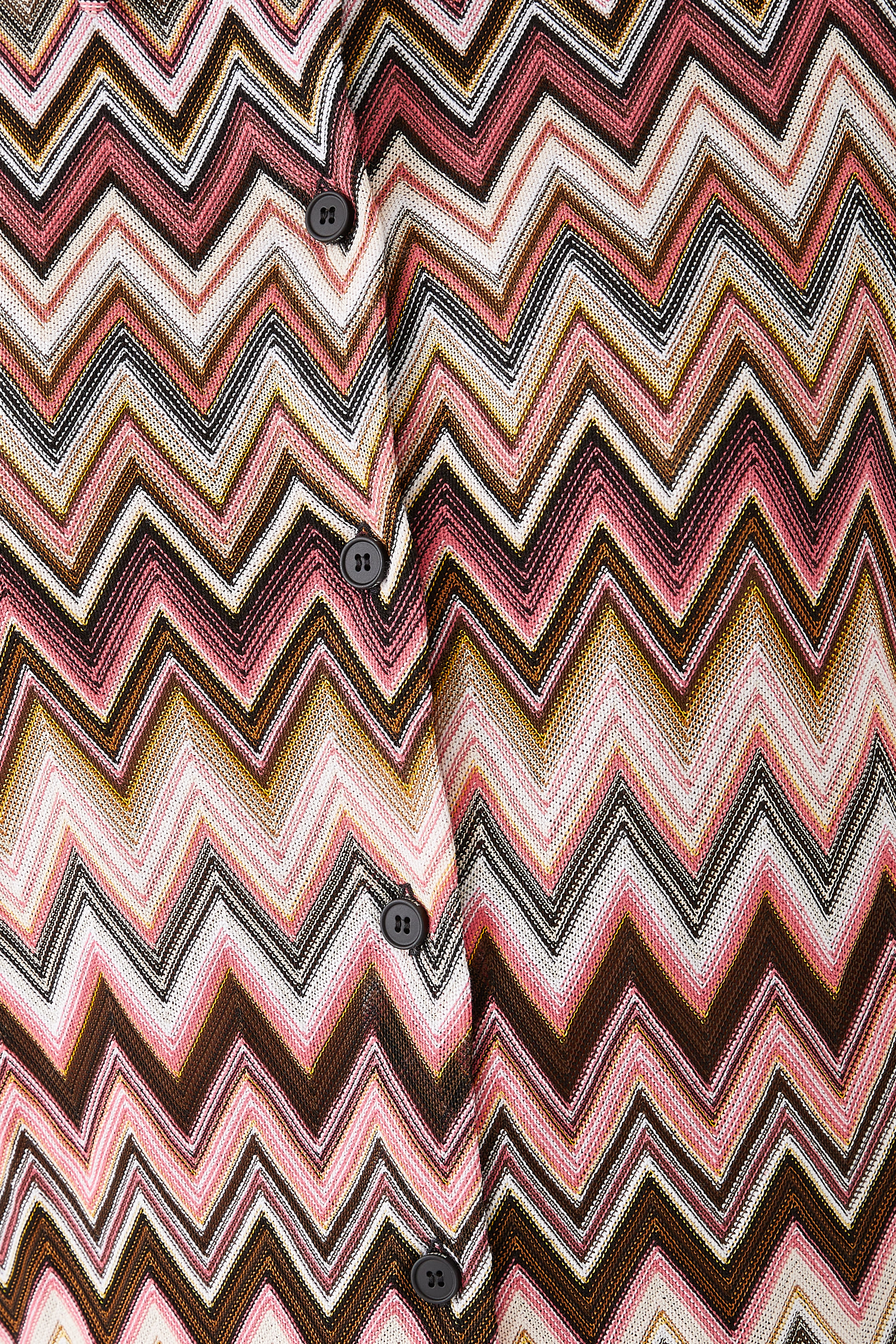 Zig Zag Raschel Long Sleeve Shirt