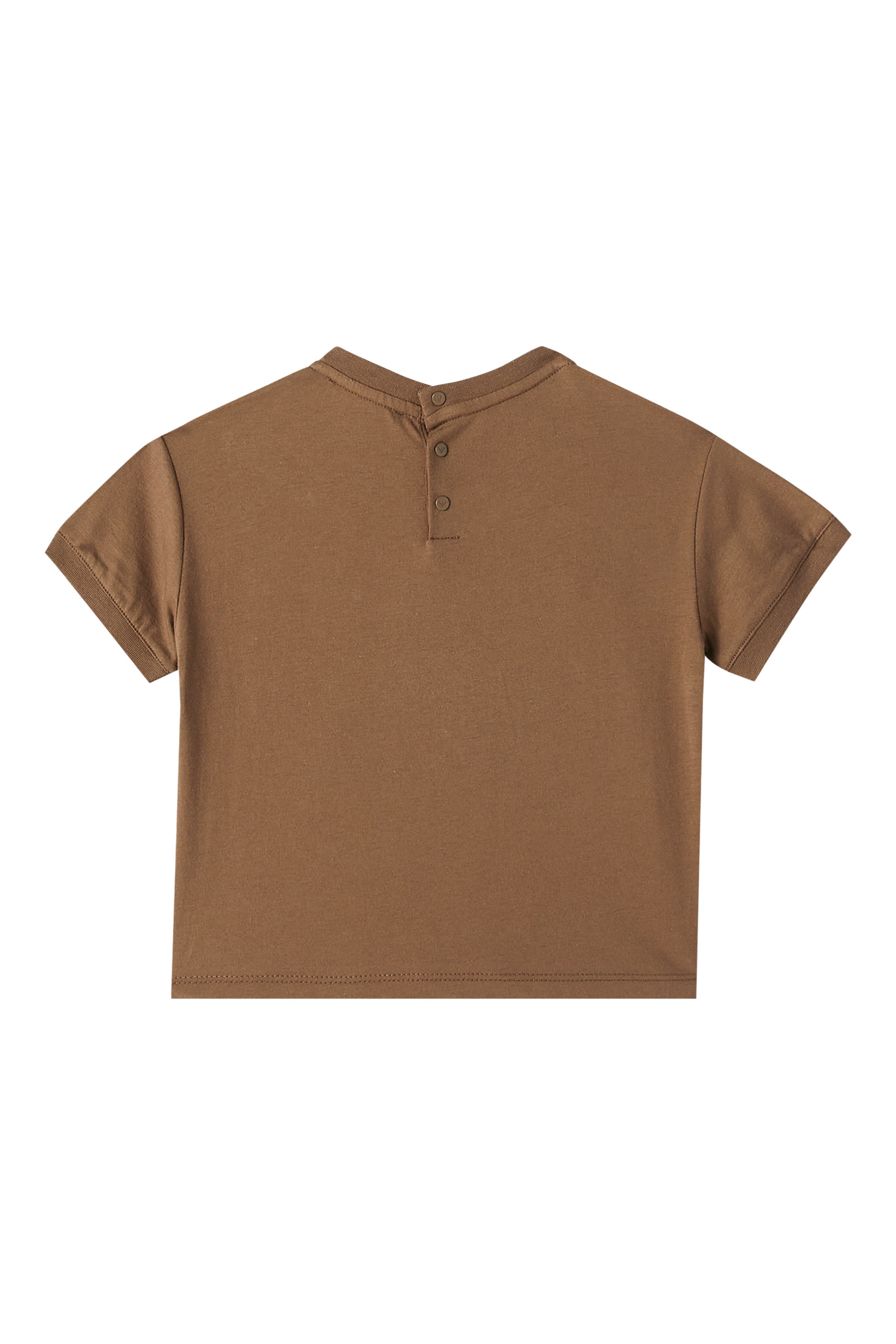 Kids Logo Print Cotton T-Shirt