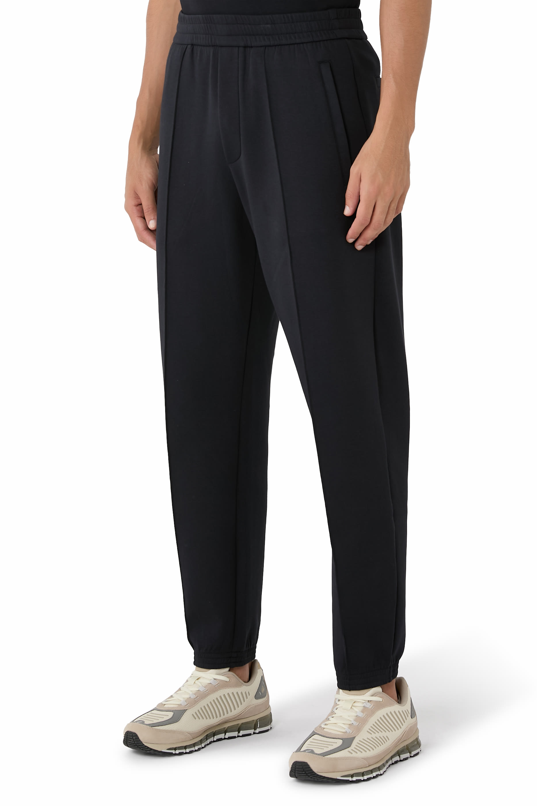 Travel Essentials Virgin-Wool Flannel Joggers