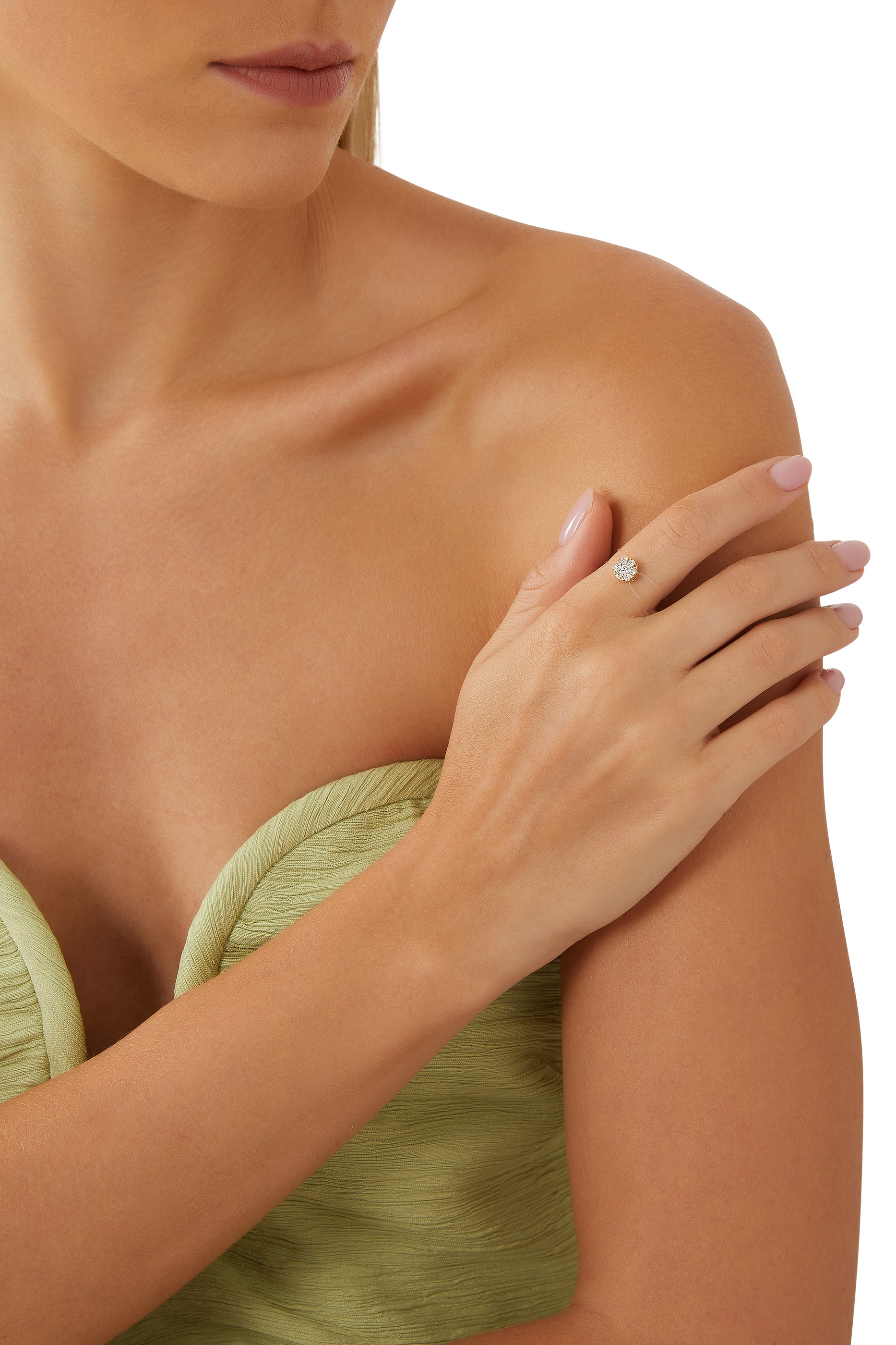 Floating Diamond Ring