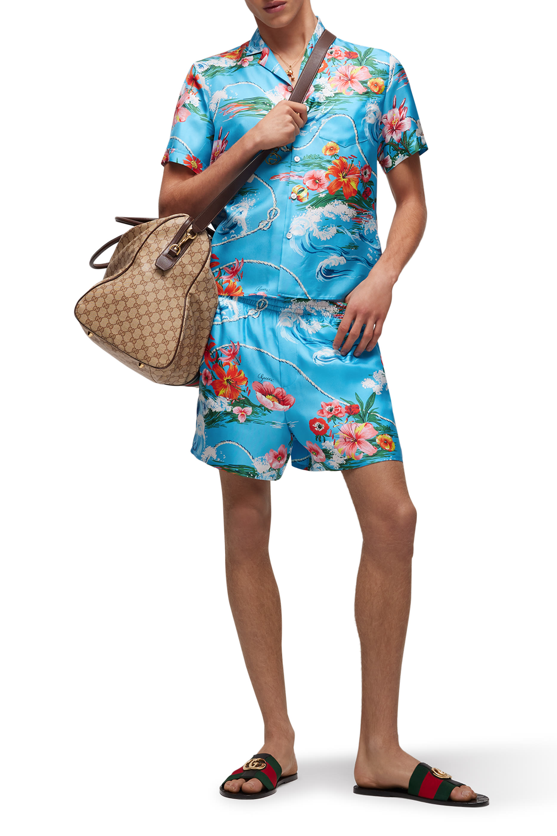 All-Over Floral Print Shirt